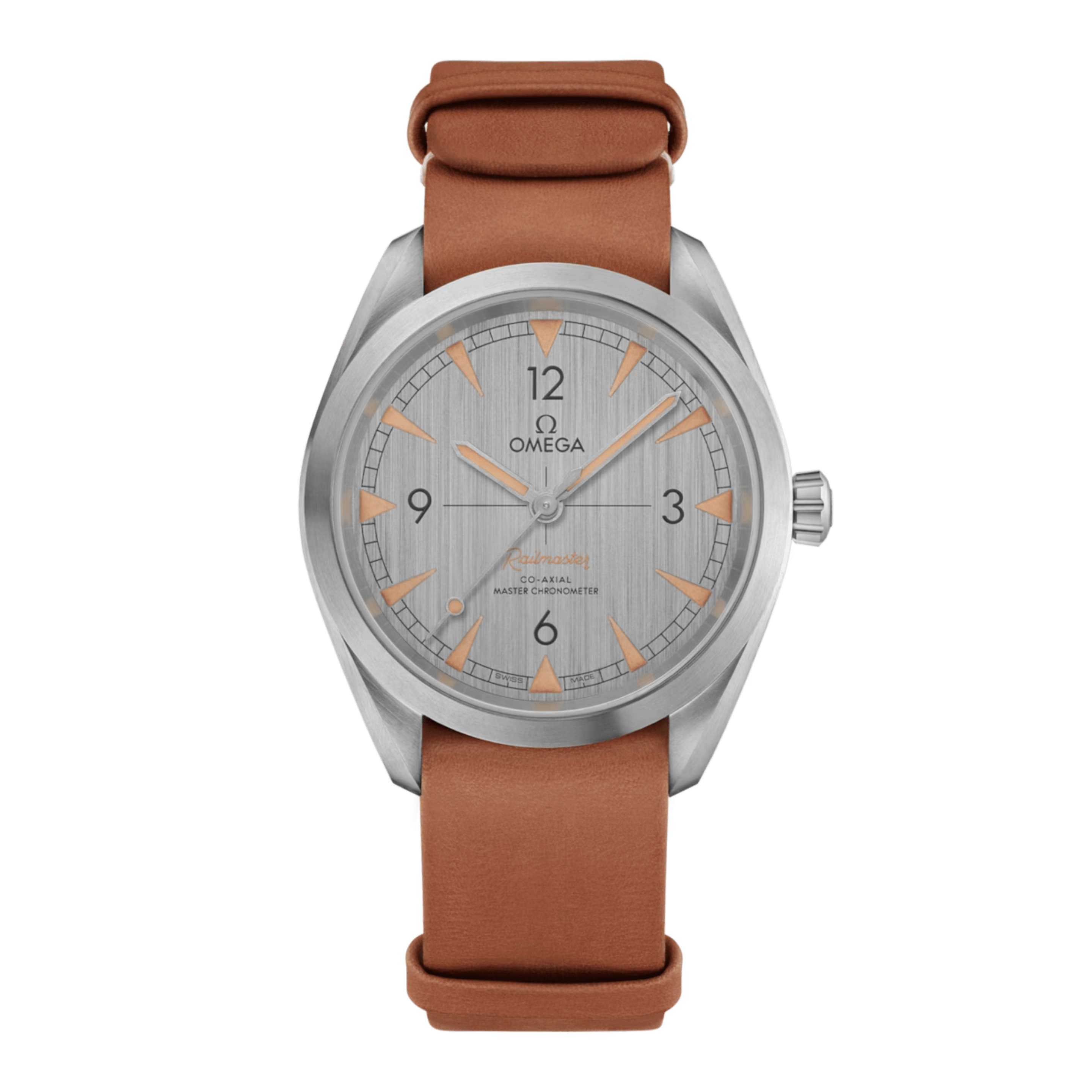 Railmaster Steel Silver Dial 40mm Product Image