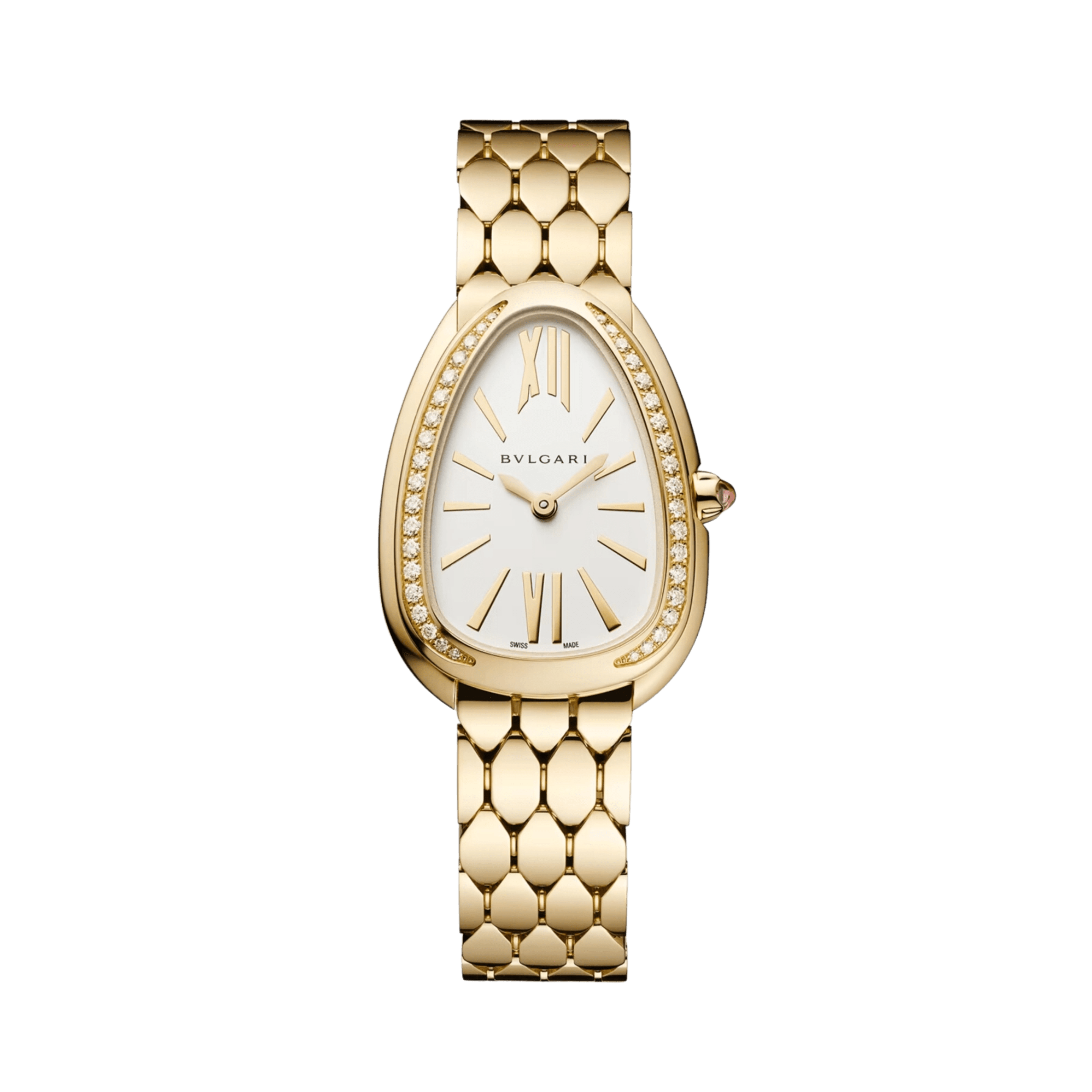 Serpenti Seduttori Yellow Gold Diamond White Dial 33mm Product Image