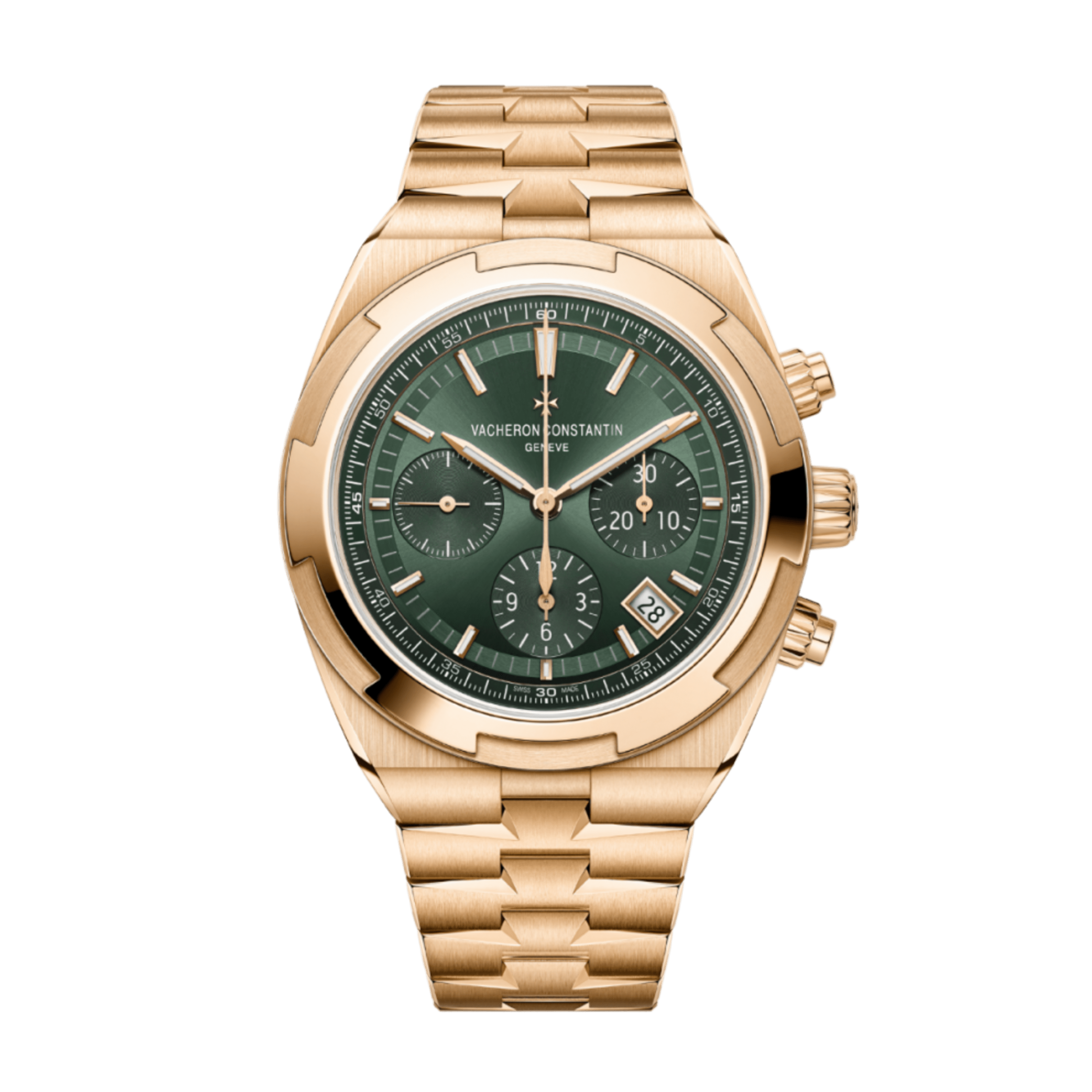 Overseas Chronograph Rose Gold Green Dial 42mm Product Image