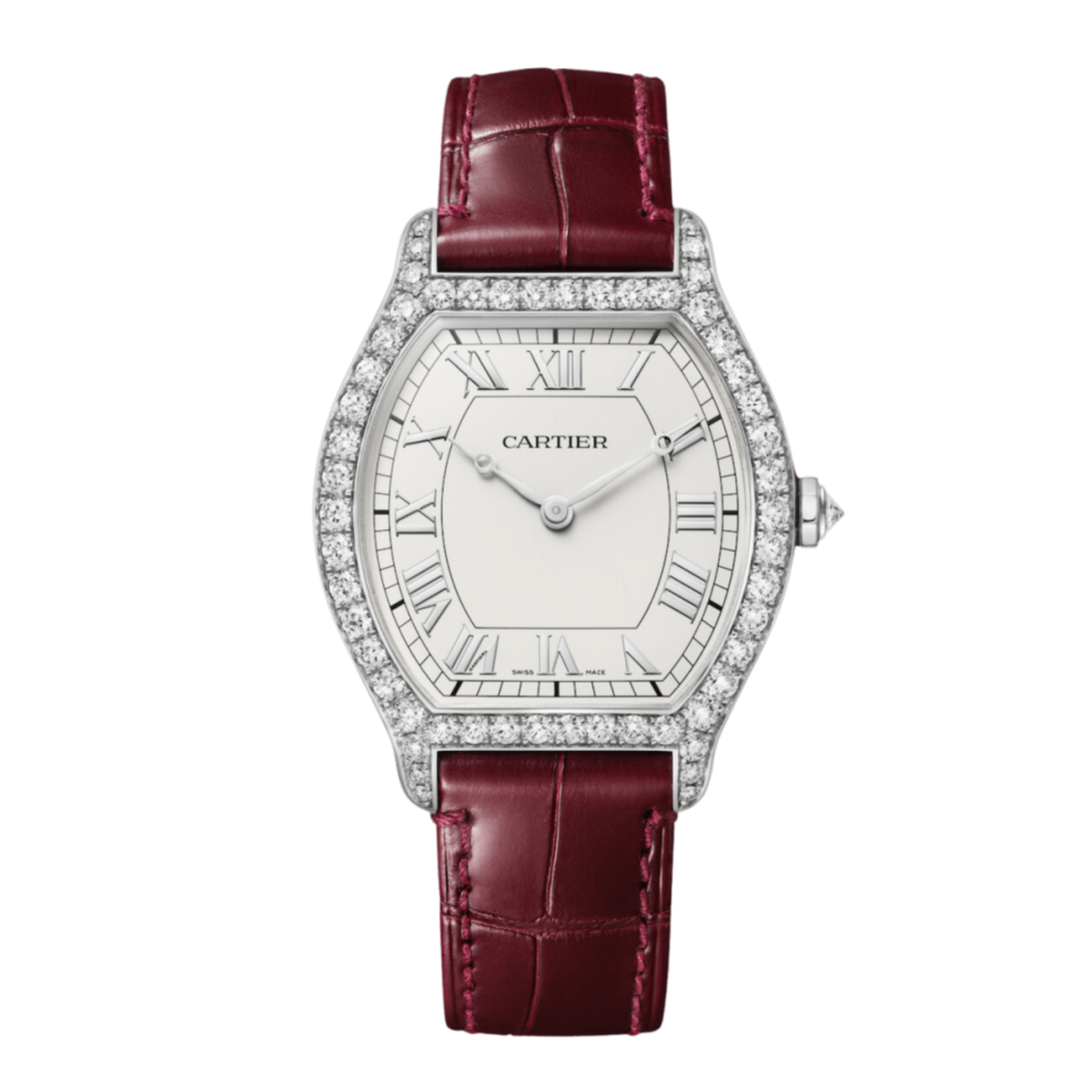 Tortue Privé Platinum Diamond White Dial 33mm Product Image