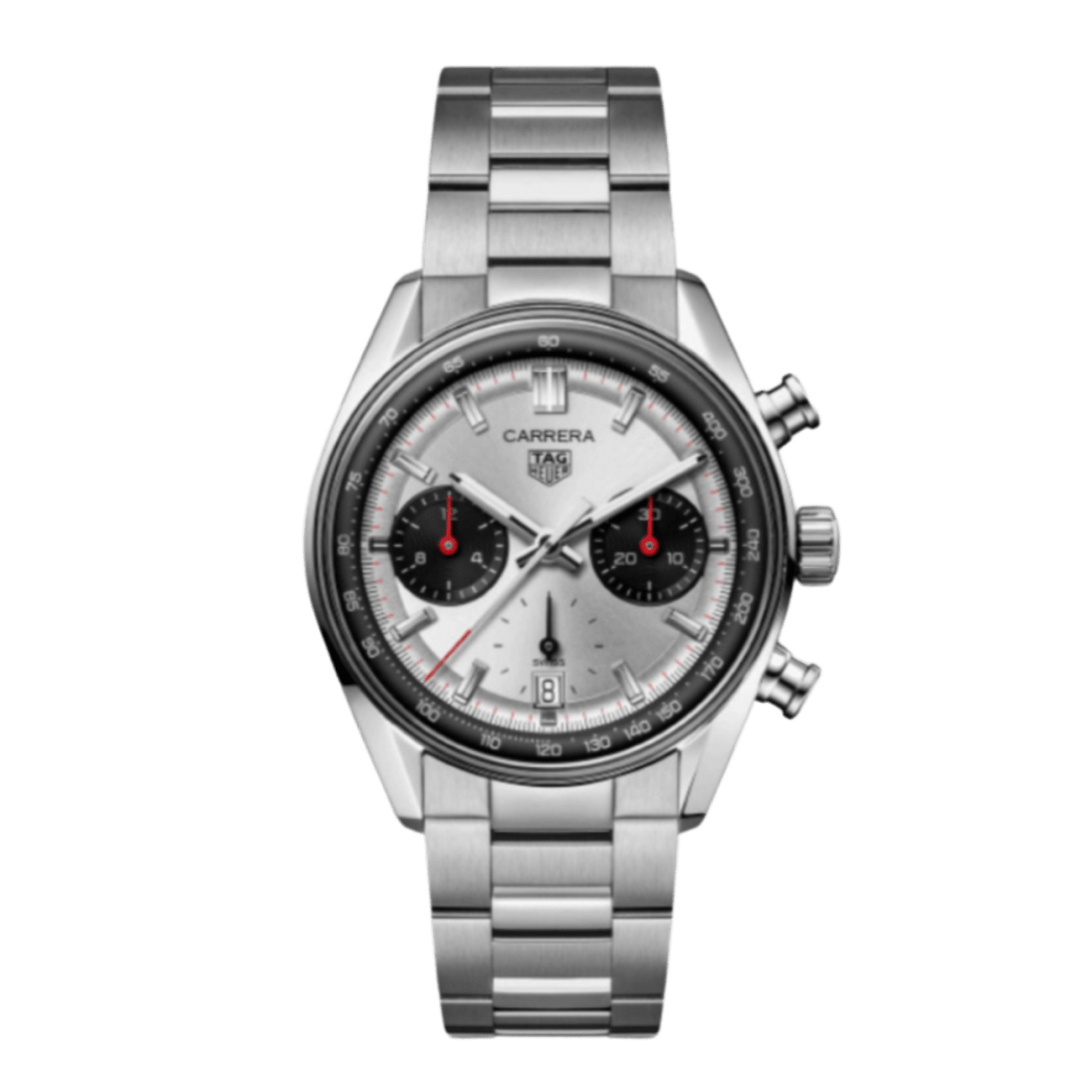 Carrera Chronograph Steel Silver Dial 39mm Product Image