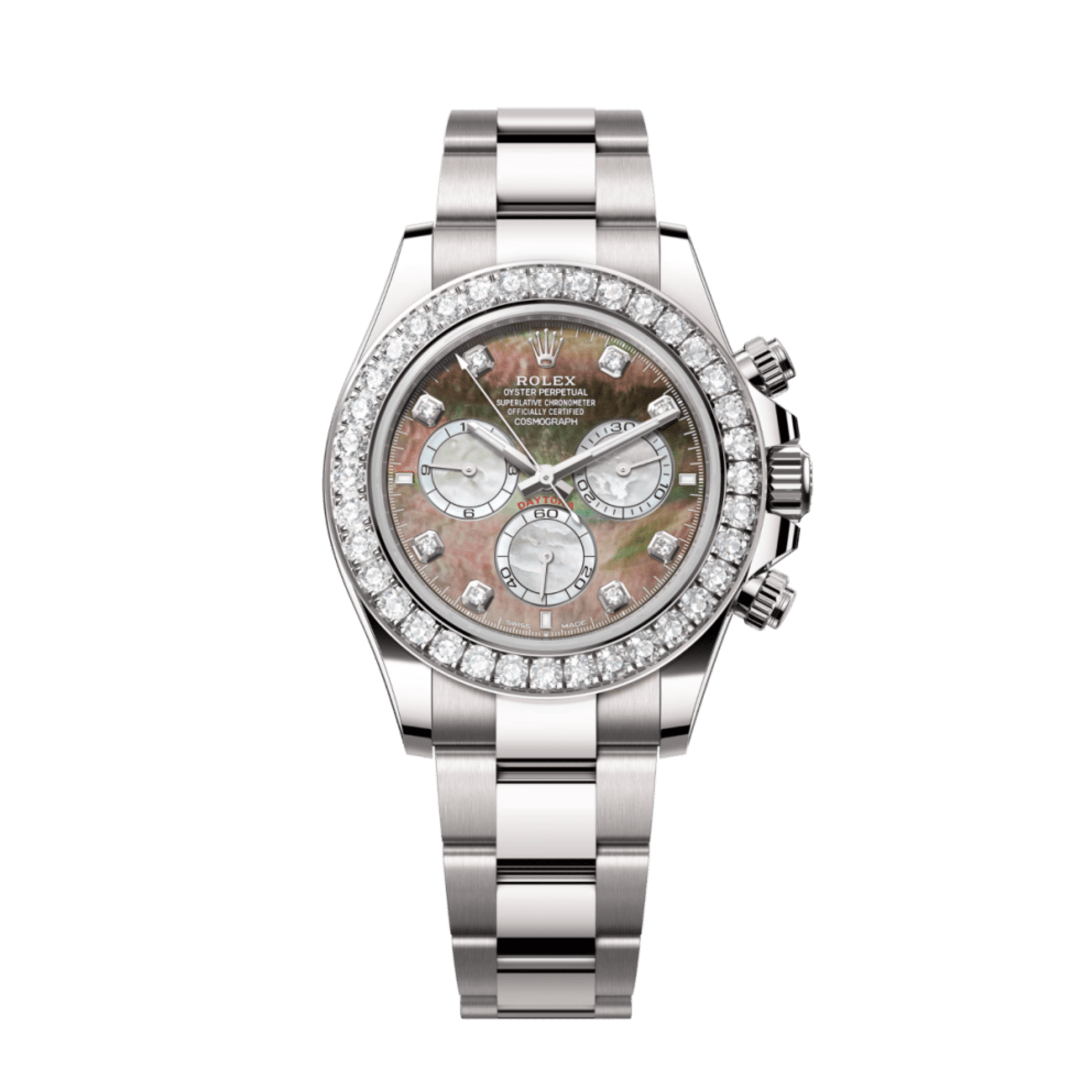 Daytona White Gold Diamond Mother of Pearl Dial 40mm Product Image