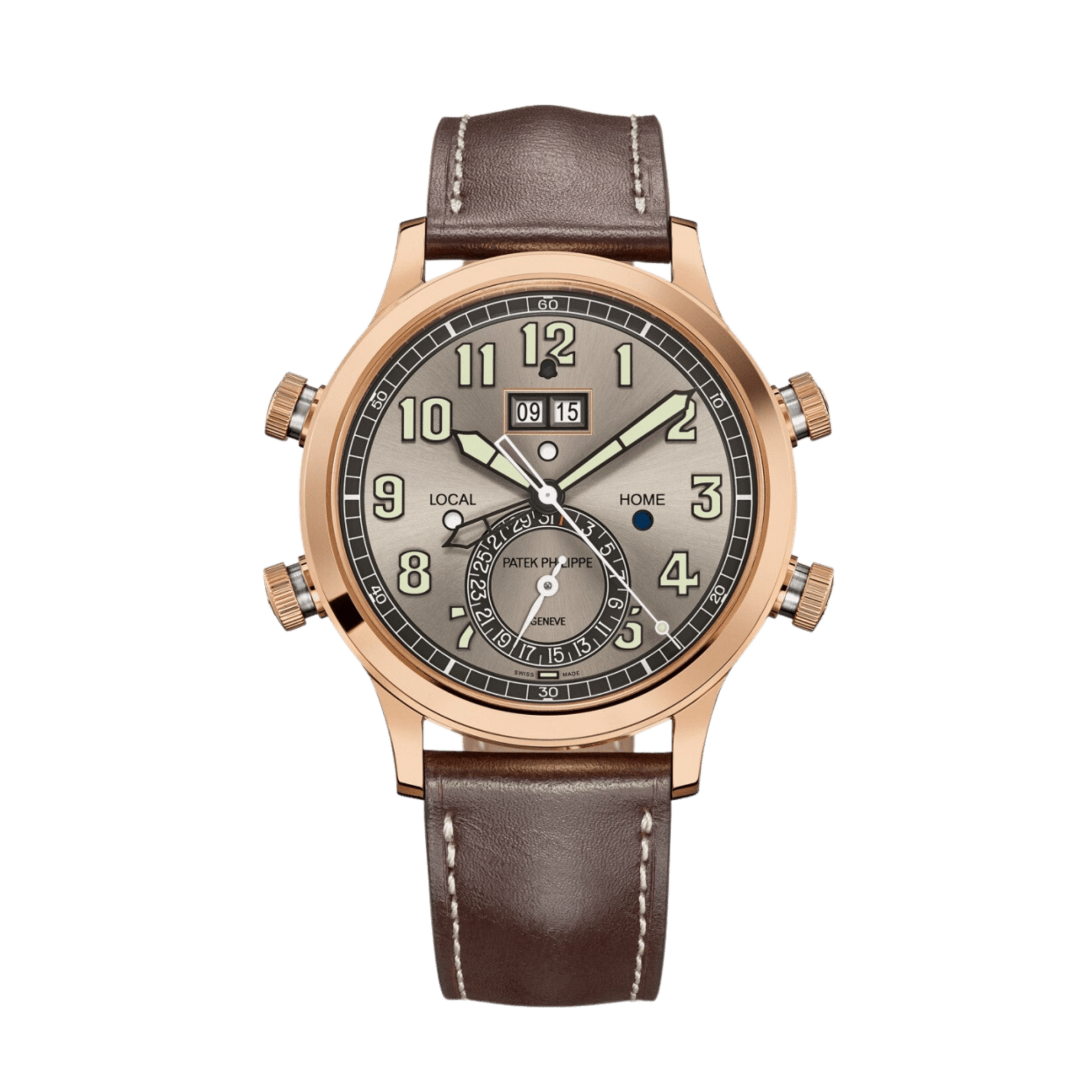 Patek Philippe Grand Complications Alarm Travel Time Rose Gold