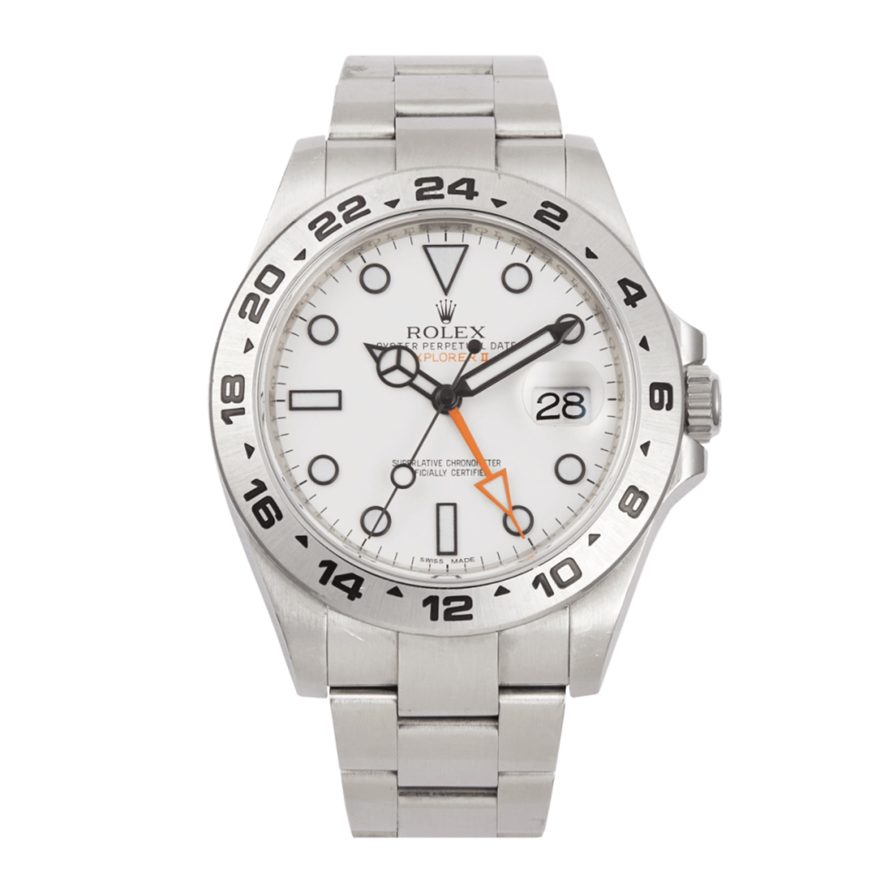 Rolex Explorer II Steel White Dial 42mm 216570-0001 - Make an