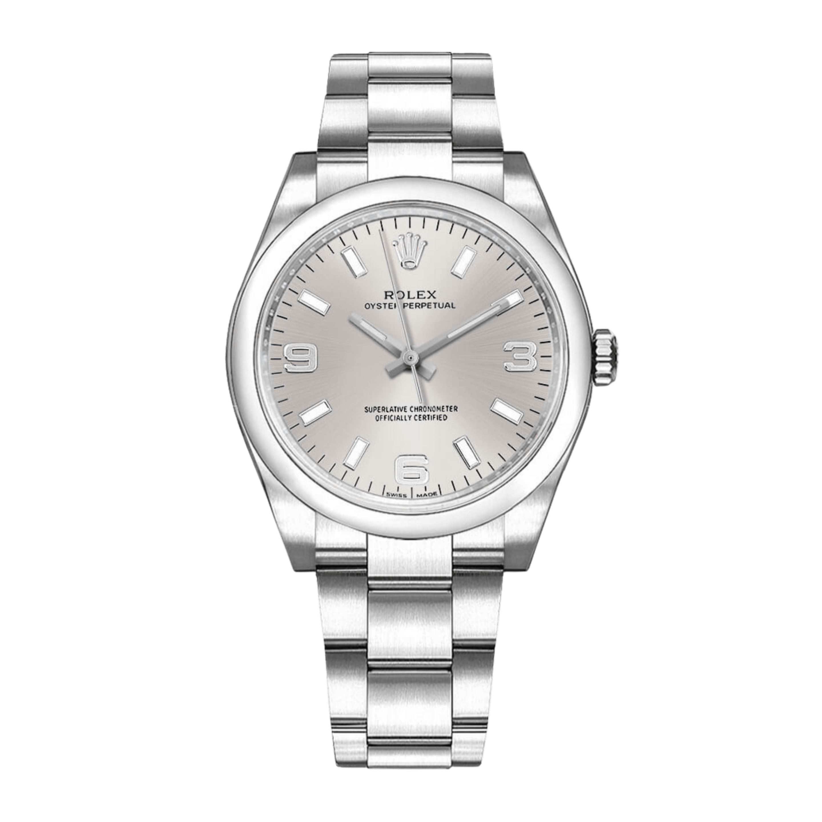 Oyster Perpetual Steel Silver Dial 34mm Product Image