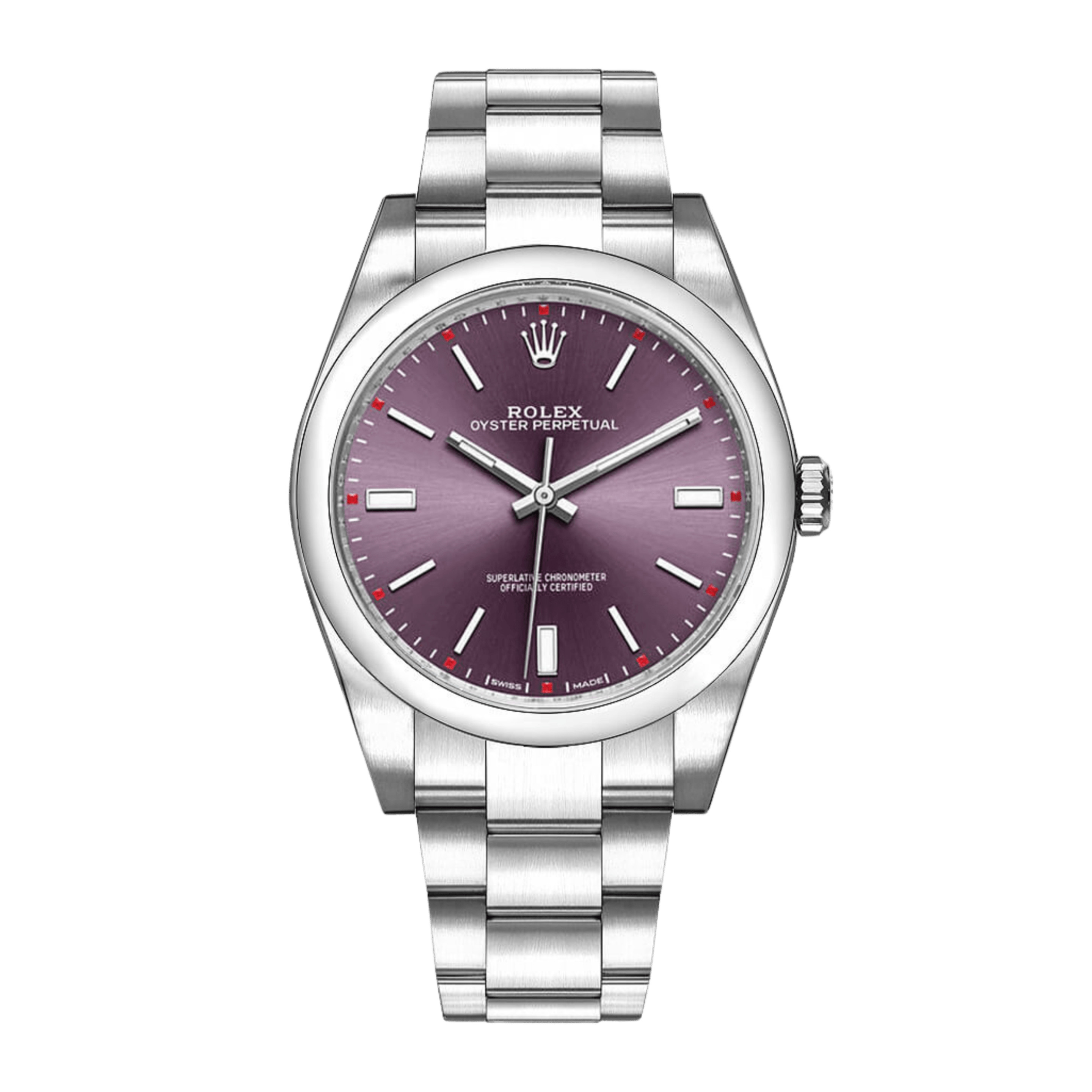 Oyster Perpetual Steel Purple Dial 39mm Product Image