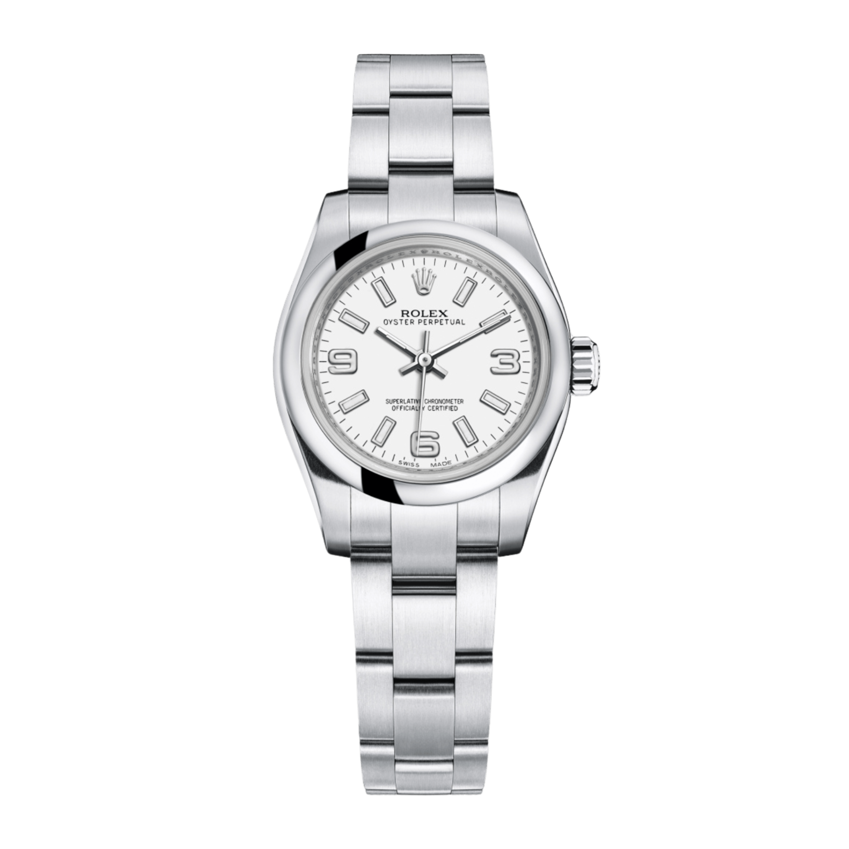 Oyster Perpetual Steel White Dial 26mm Product Image