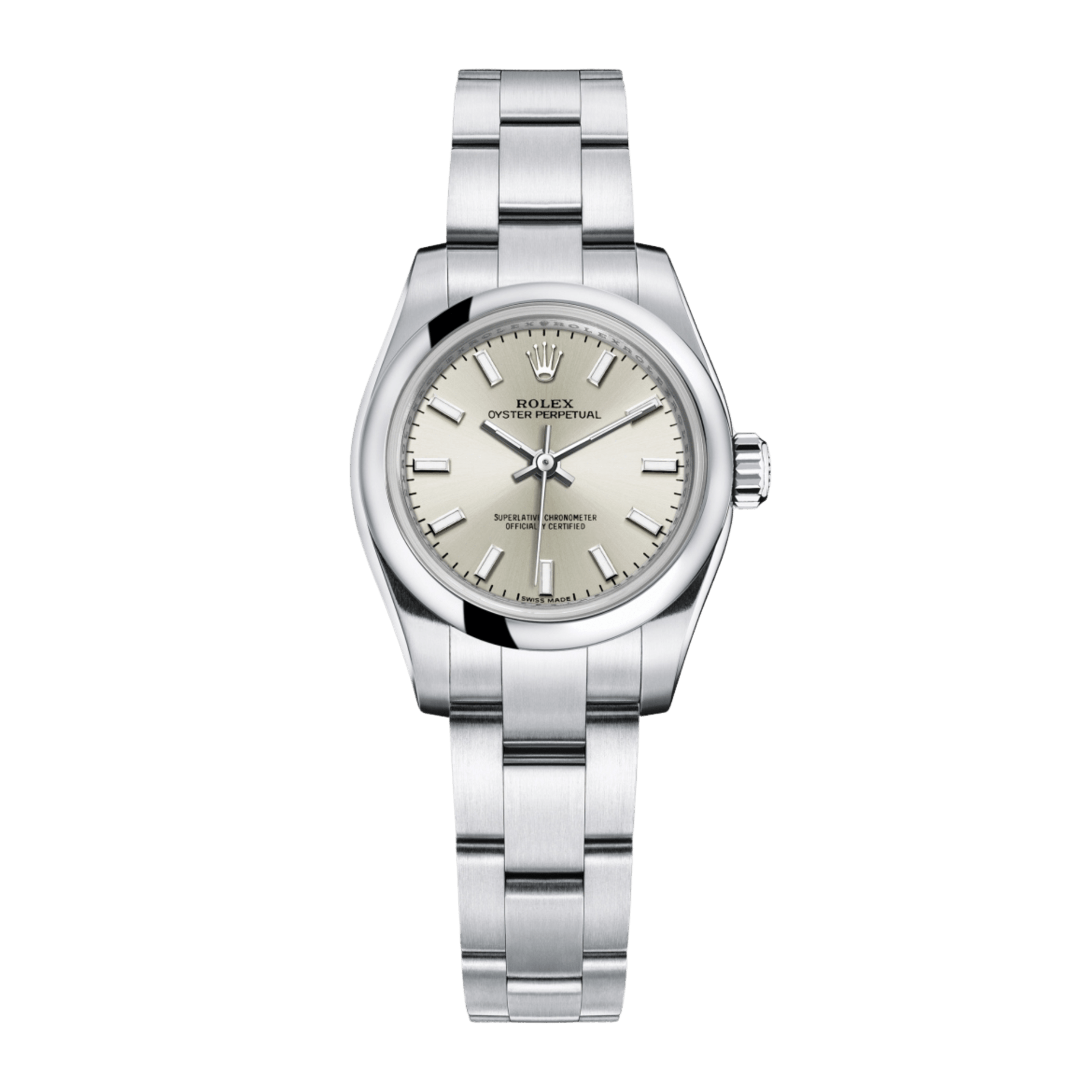 Oyster Perpetual Steel Silver Dial 26mm Product Image