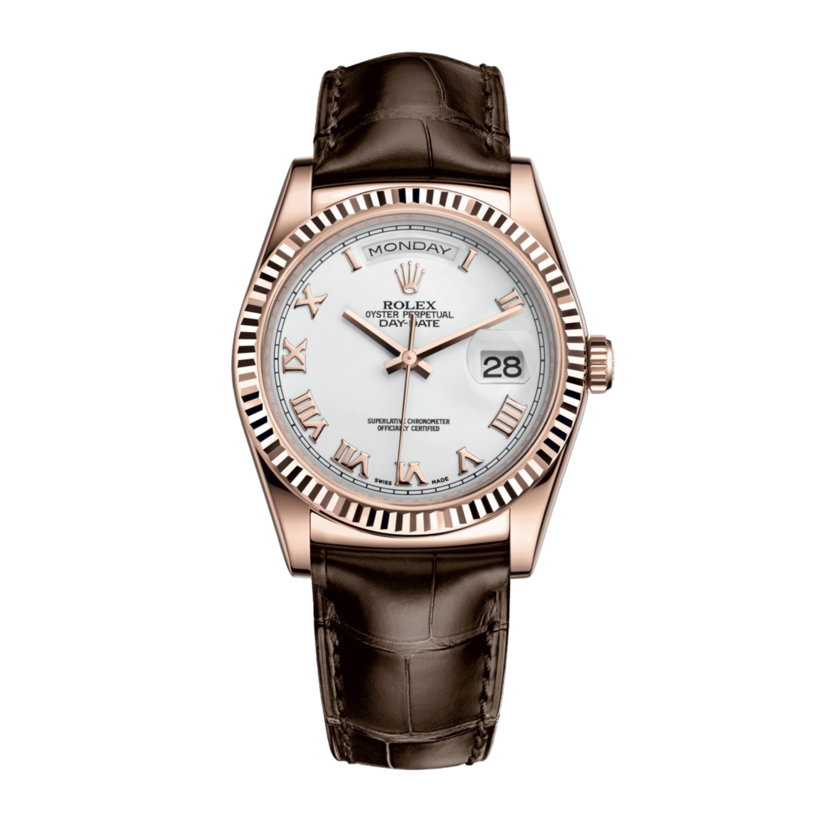 Day-Date 36 Rose Gold White Dial 36mm Product Image