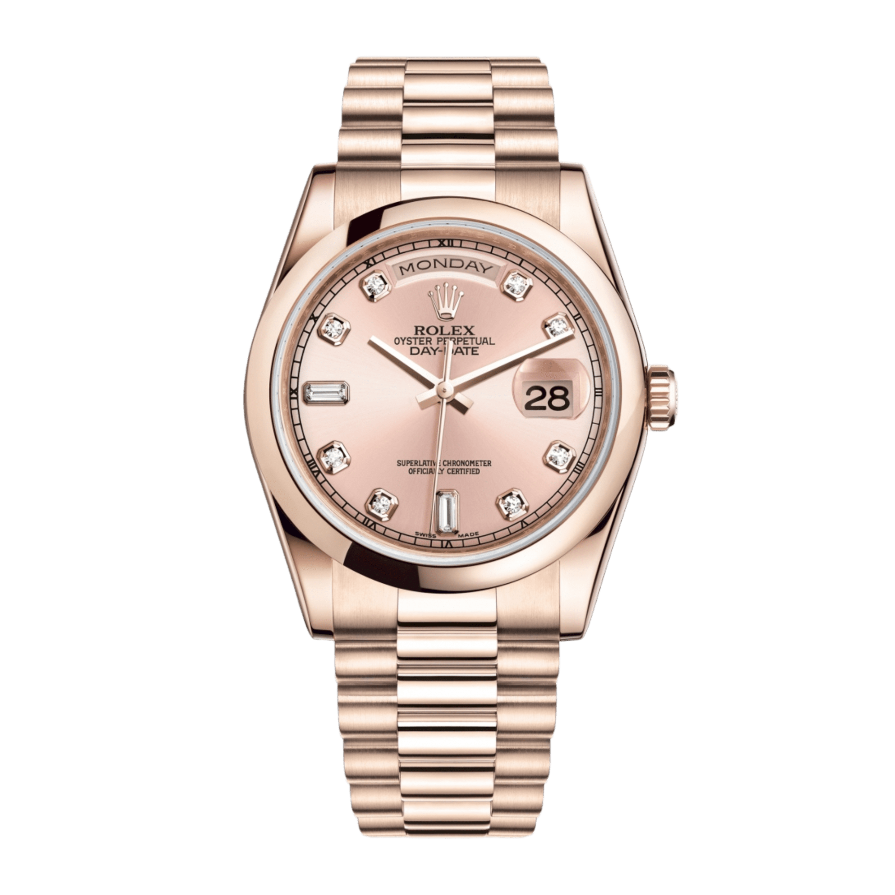 Day-Date 36 Rose Gold Pink Dial 36mm Product Image