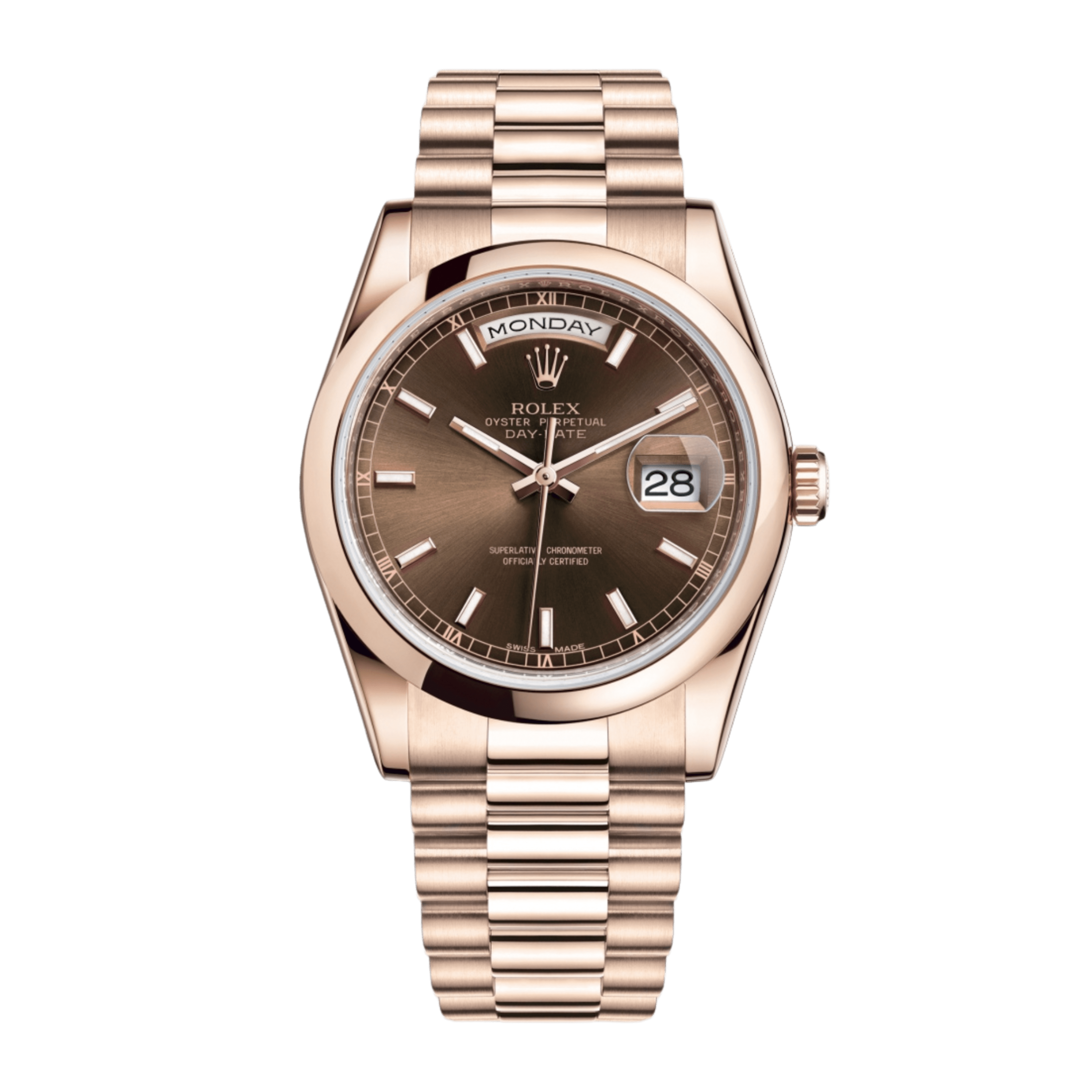 Day-Date 36 Rose Gold Brown Dial 36mm Product Image