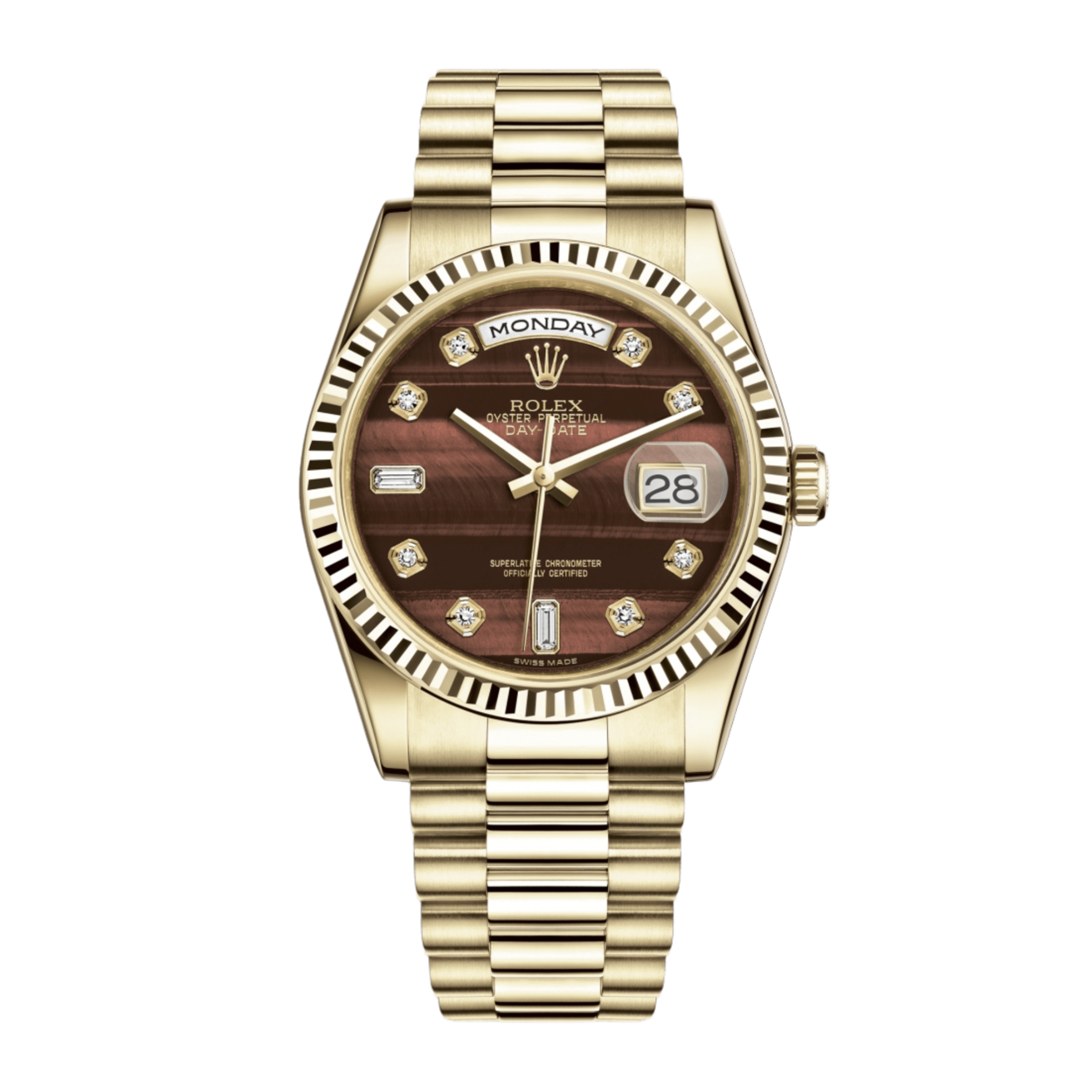 Day-Date 36 Yellow Gold Brown Dial 36mm Product Image