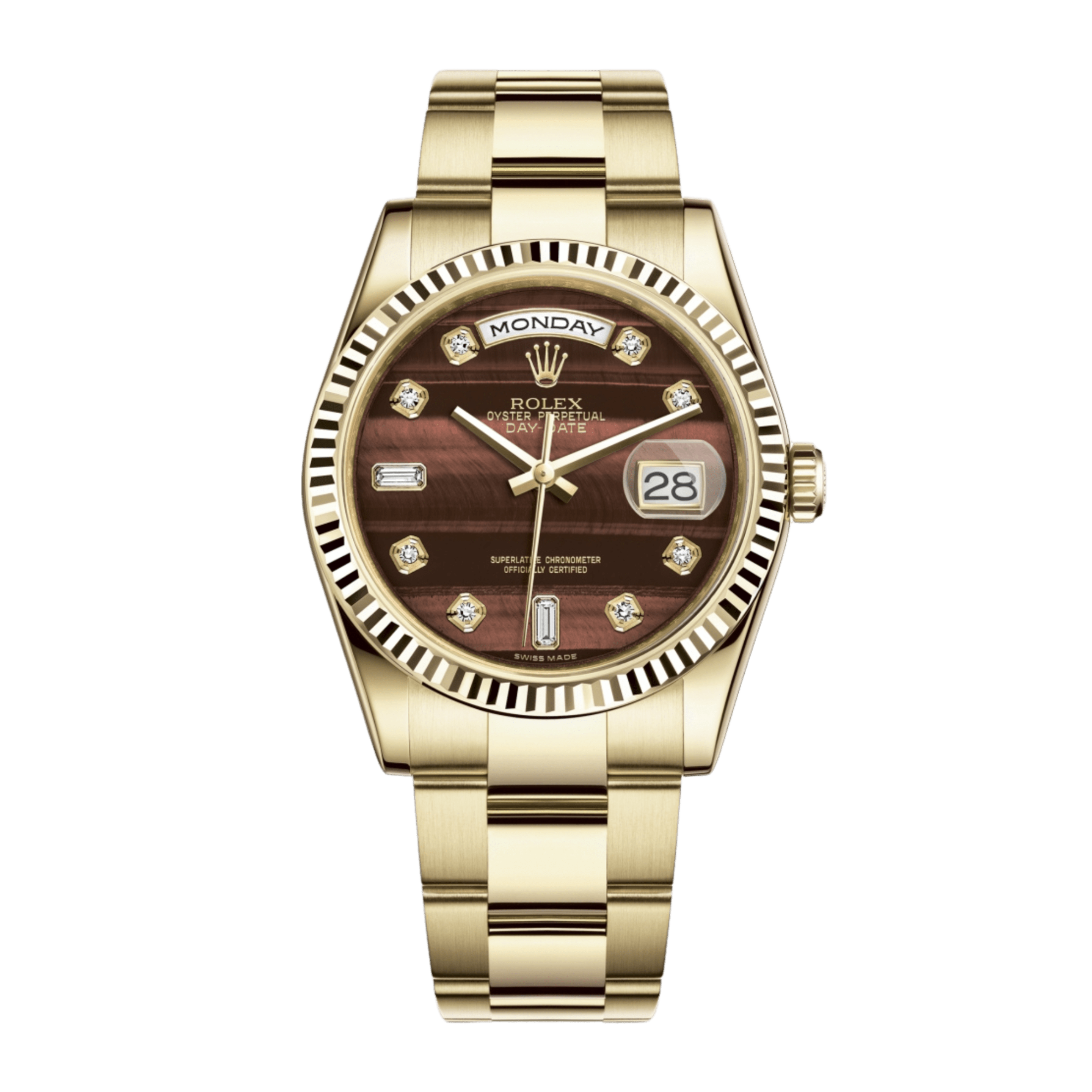 Day-Date 36 Yellow Gold Brown Dial 36mm Product Image