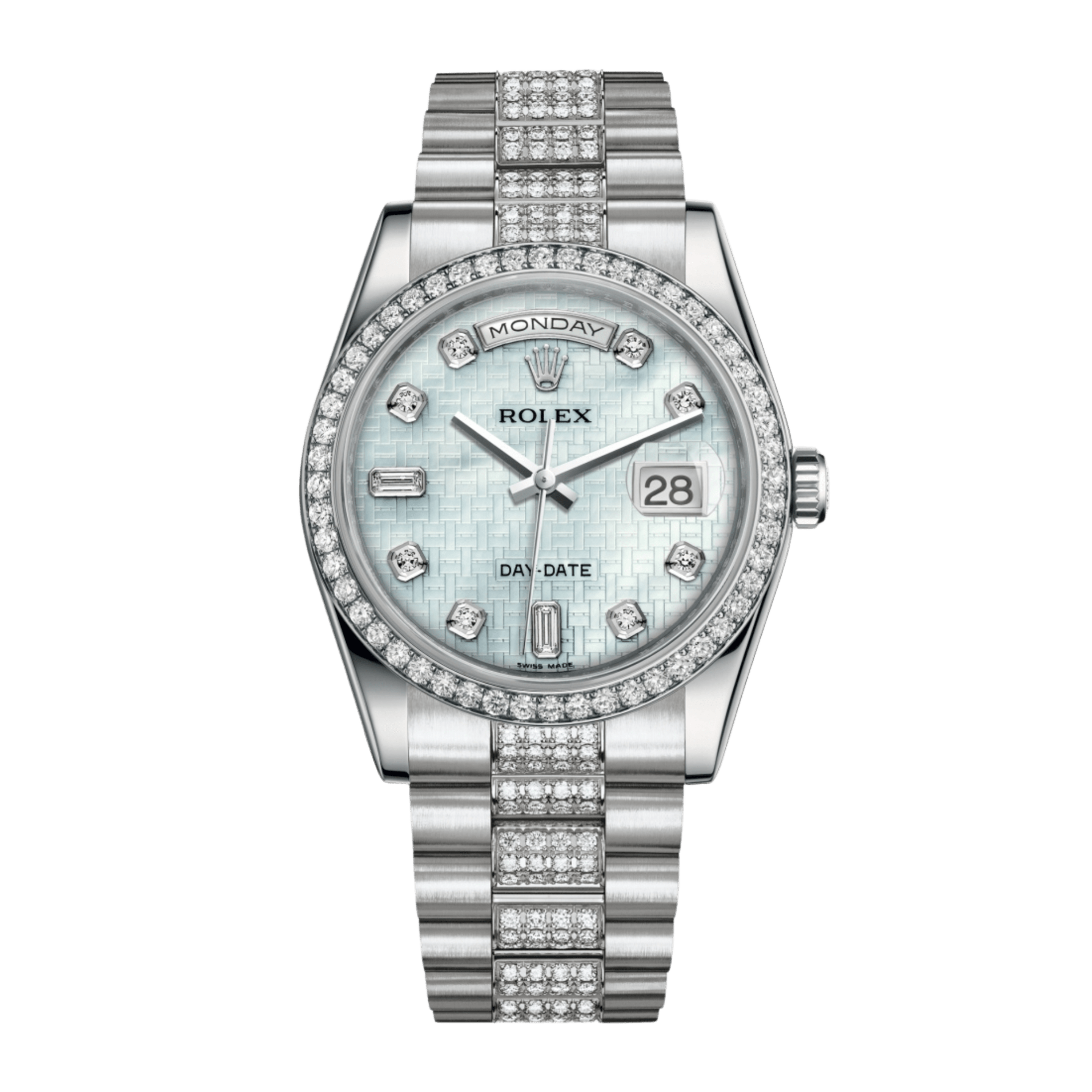 Day-Date 36 Platinum Diamond Mother of Pearl Dial 36mm Product Image