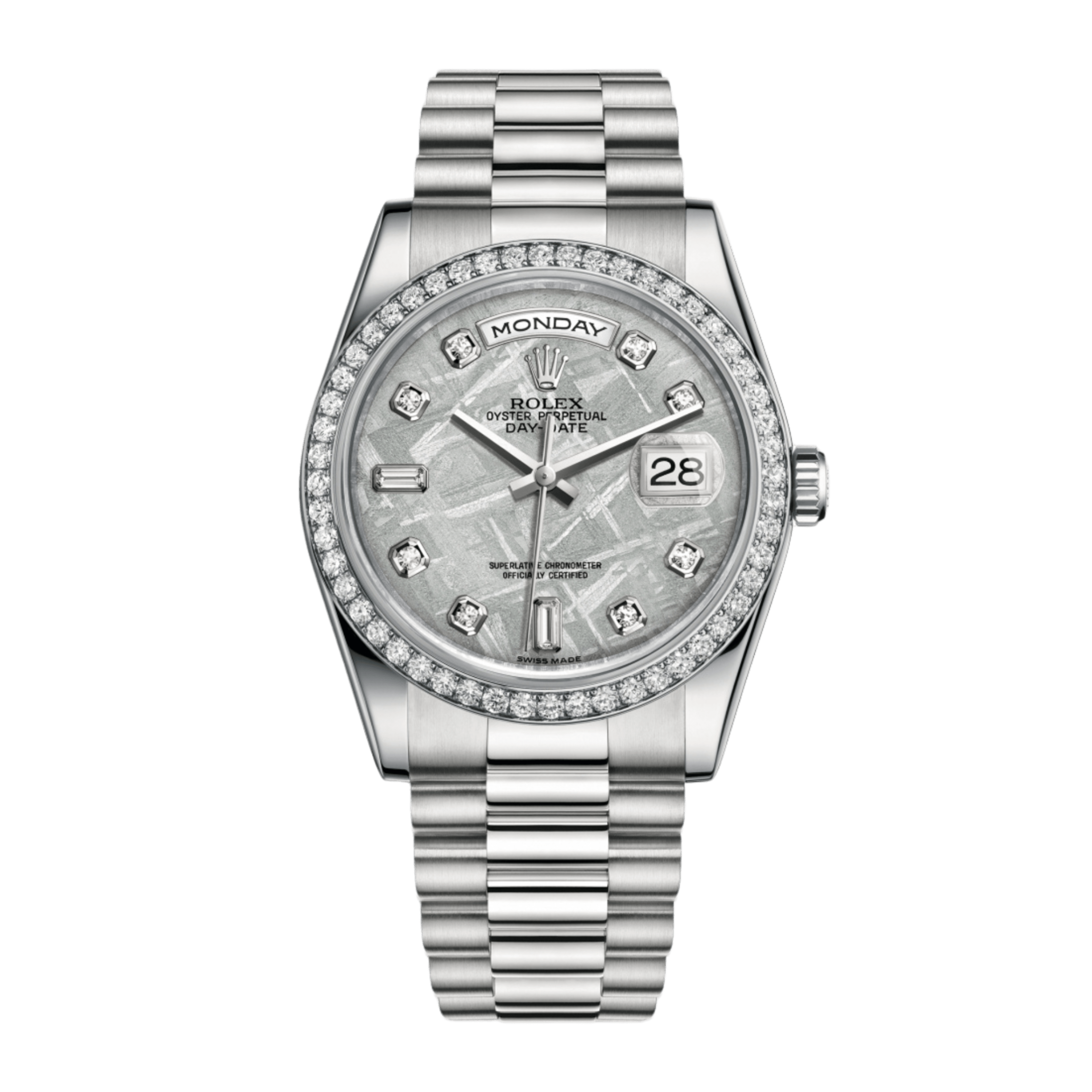 Day-Date 36 Platinum Diamond Meteorite Dial 36mm Product Image