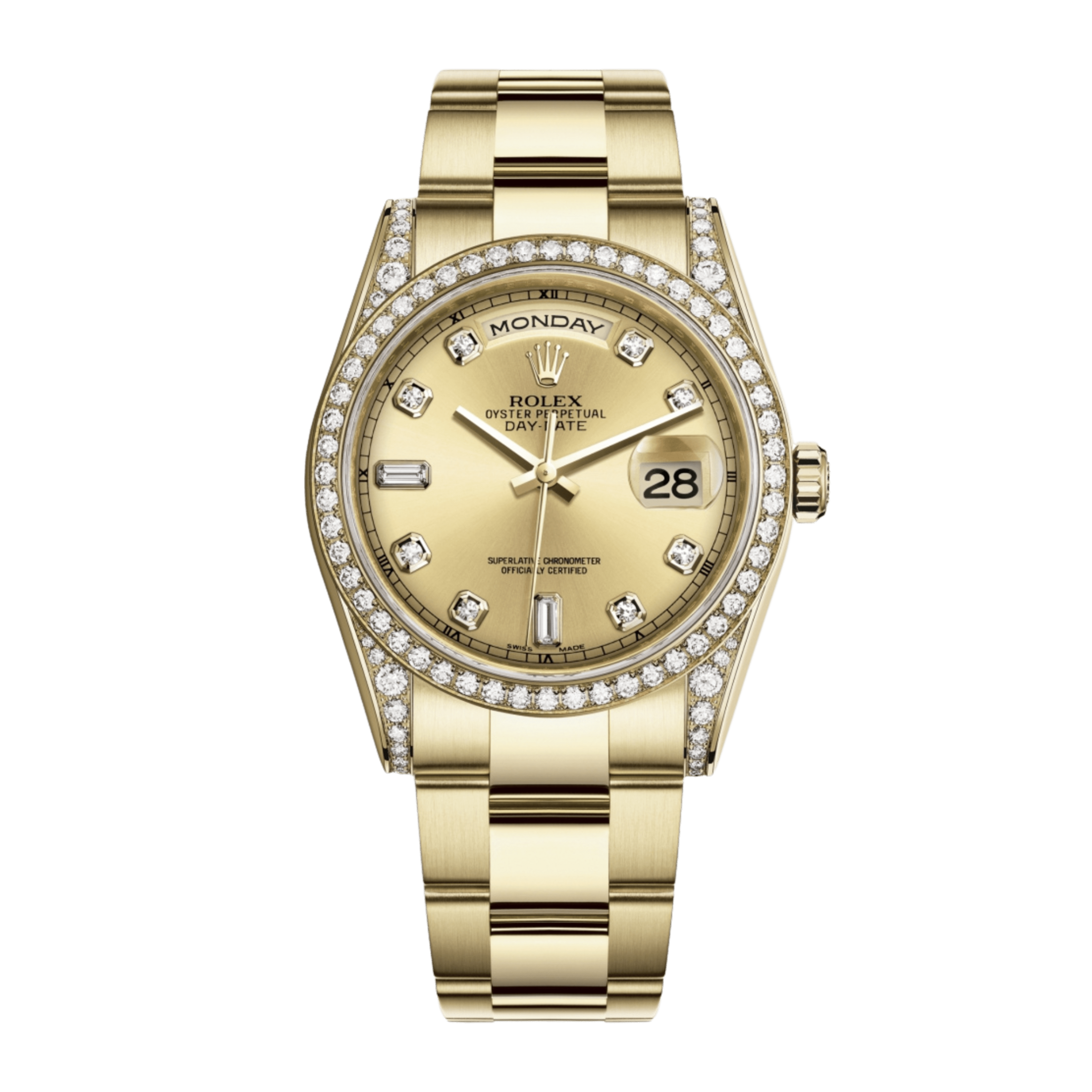 Day-Date 36 Yellow Gold Diamond Champagne Dial 36mm Product Image