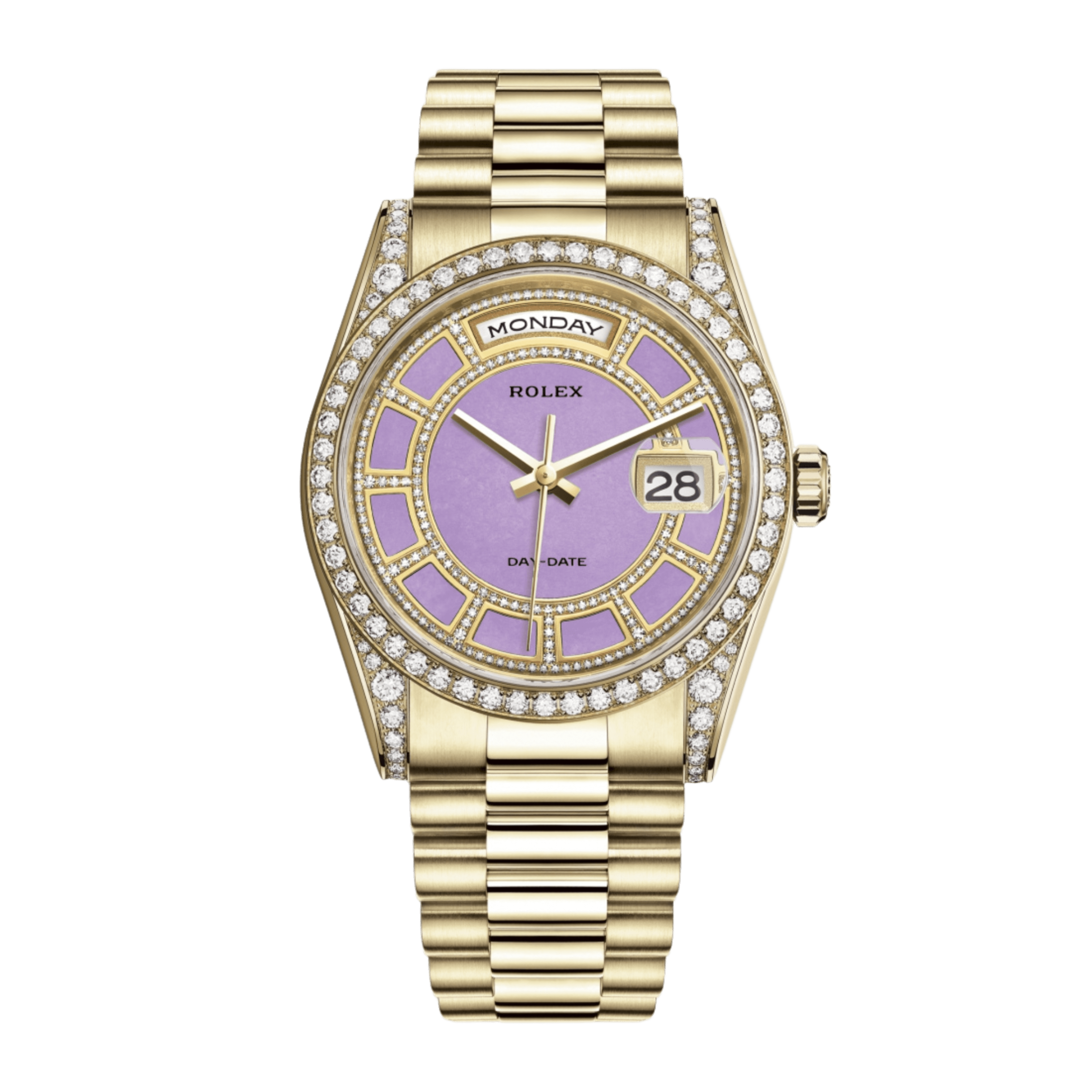 Day-Date 36 Yellow Gold Diamond Pink Dial 36mm Product Image