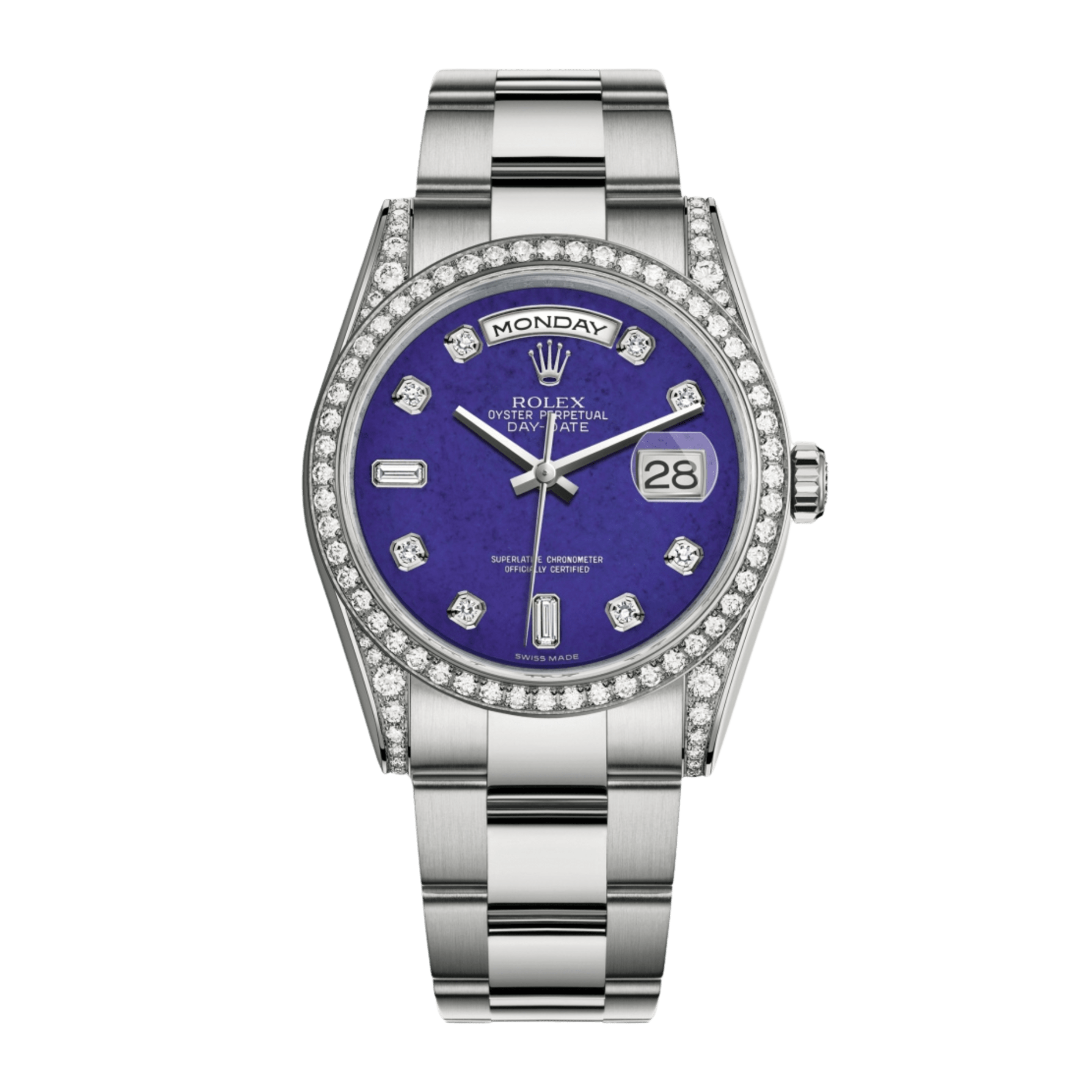 Day-Date 36 White Gold Diamond Blue Dial 36mm Product Image