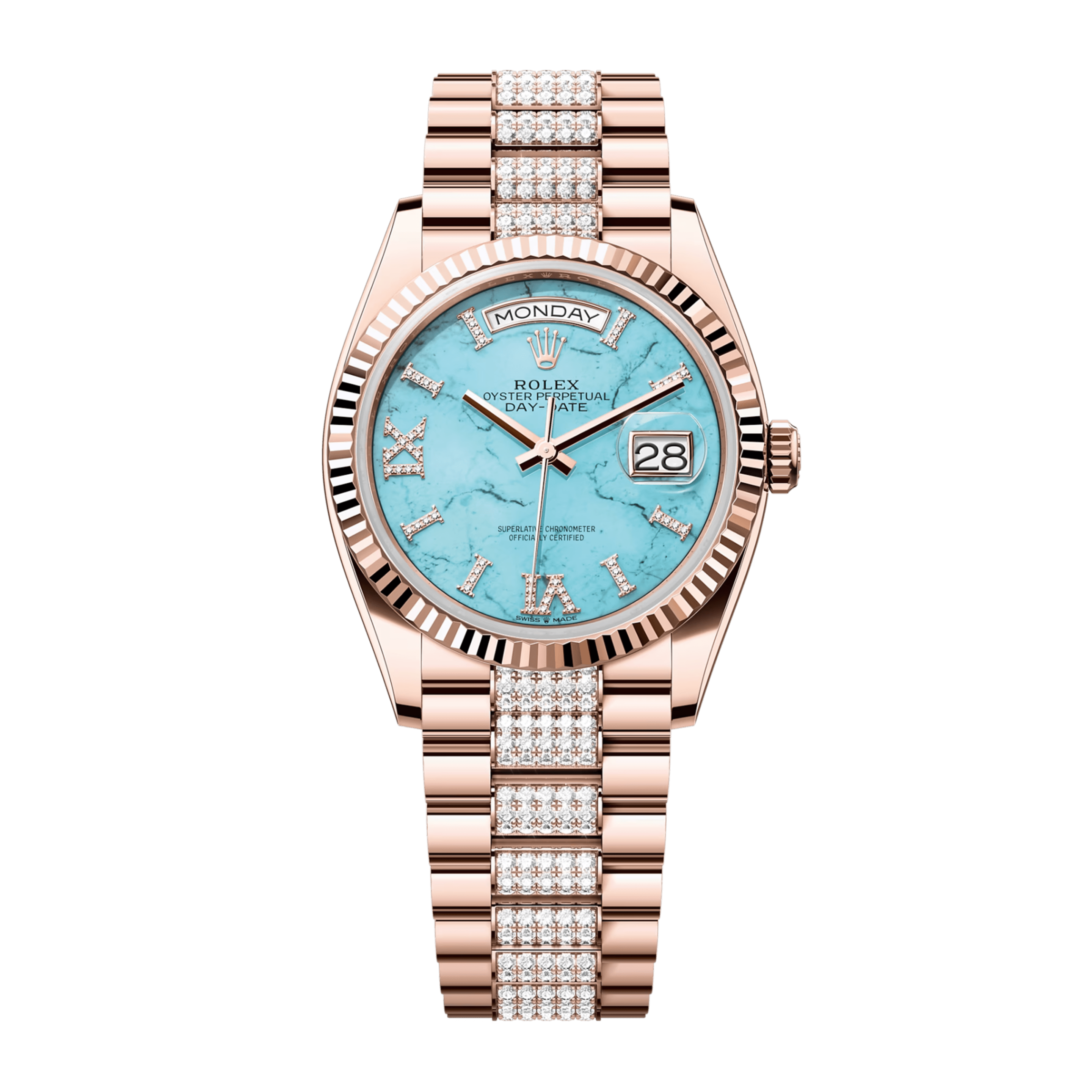 Day-Date 36 Rose Gold Blue Dial 36mm Product Image