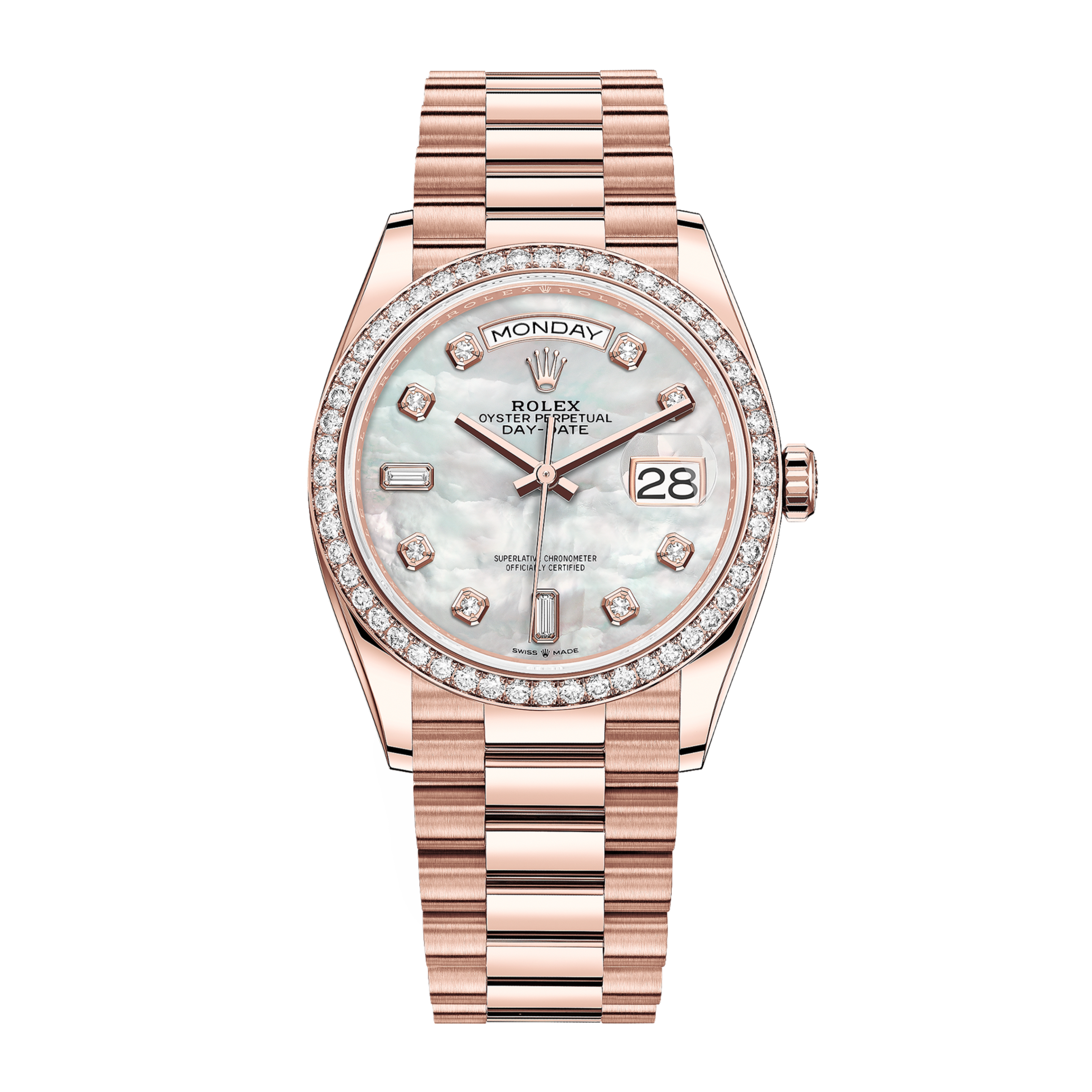 Day-Date Rose Gold Mother of Pearl Dial 36mm Product Image