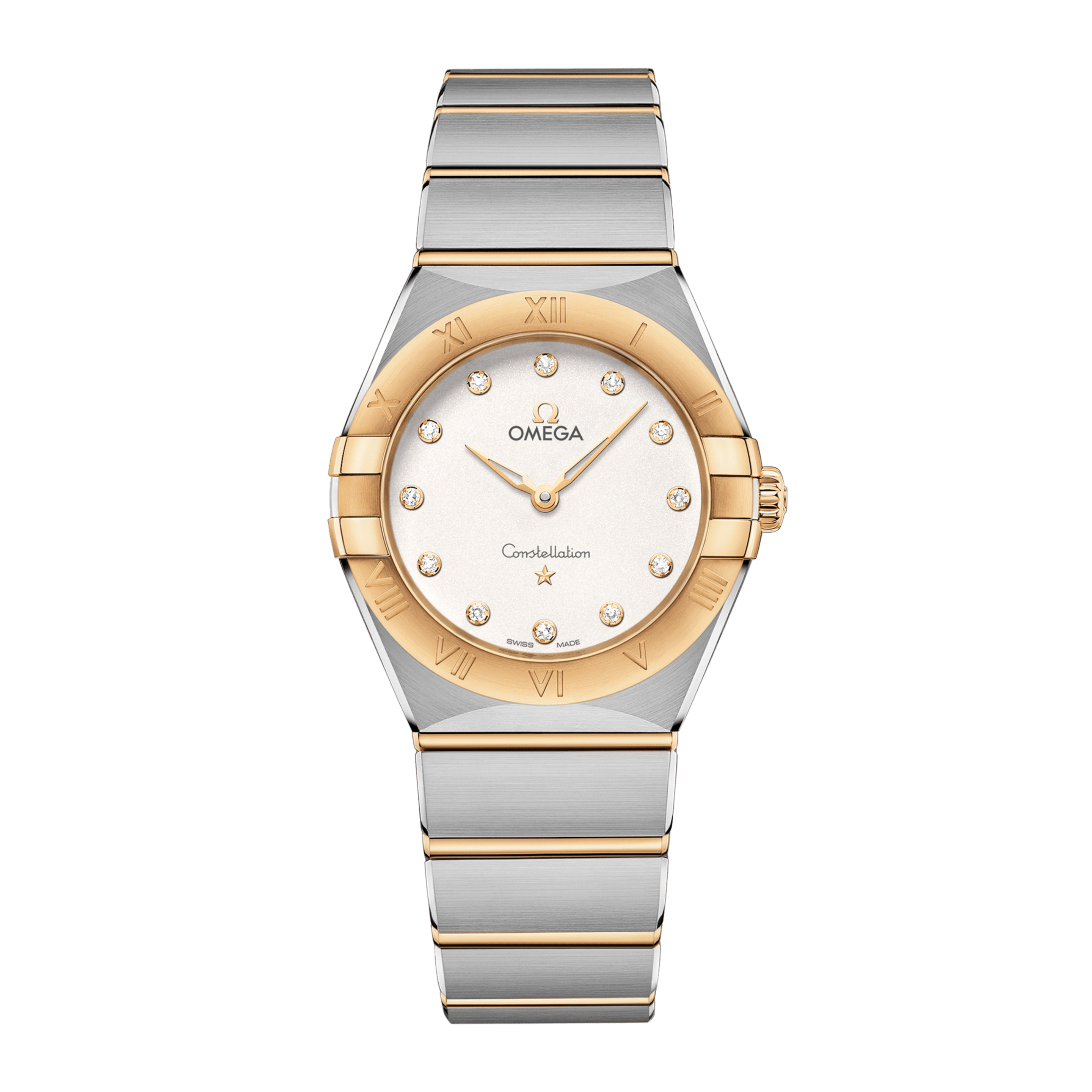 Constellation Manhattan Quartz Yellow Gold & Steel Silver Dial 28mm Product Image