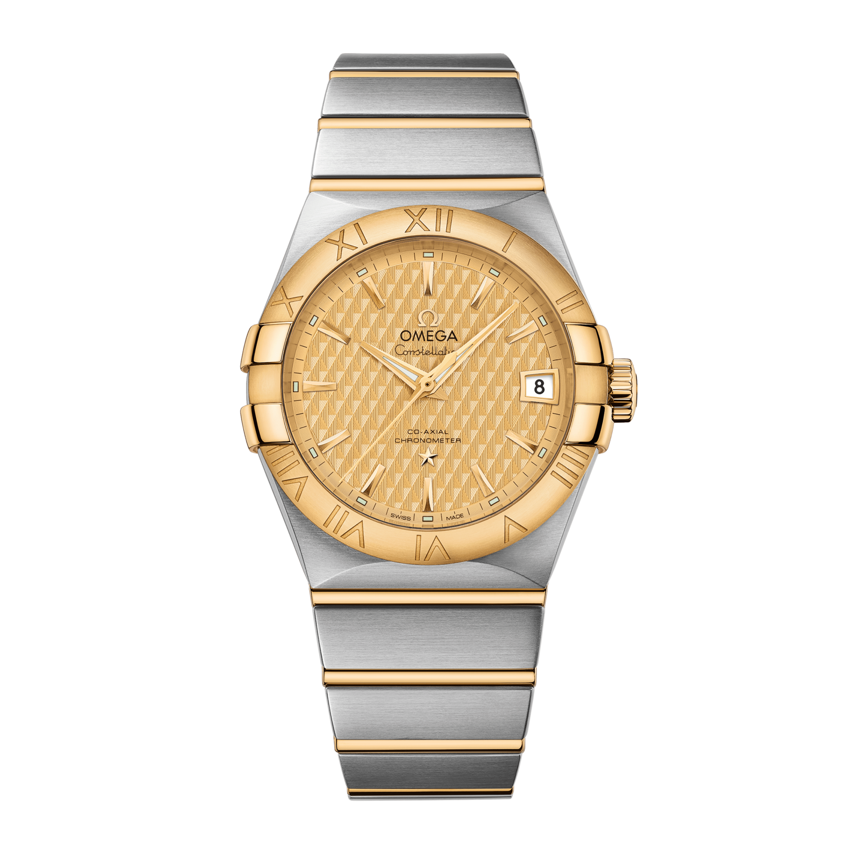 Constellation Co-Axial Yellow Gold & Steel Champagne Dial 38mm Product Image