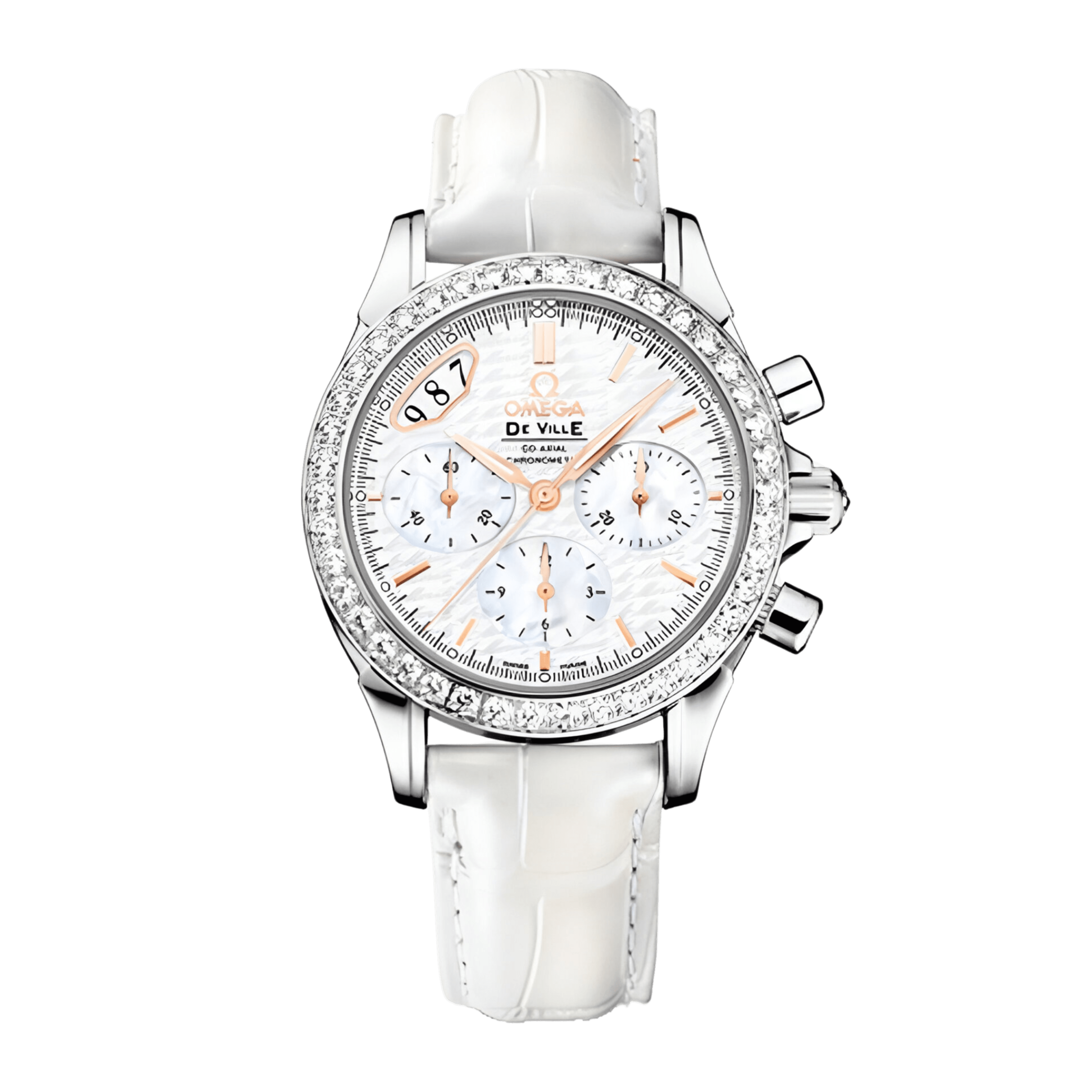 De Ville Steel White Dial 35mm Product Image