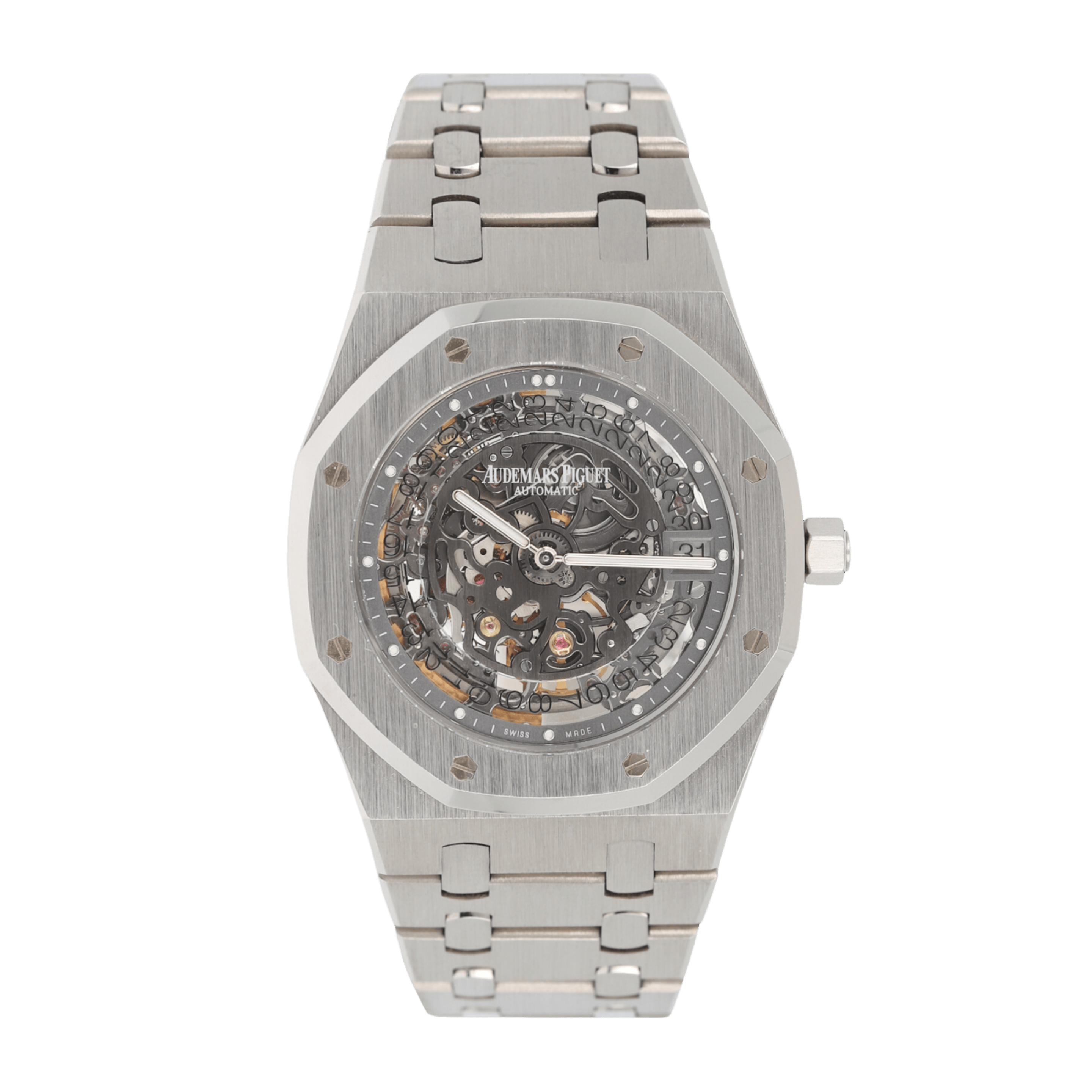 Royal Oak Extra-Thin 40th Anniversary Platinum Openworked 39mm Product Image