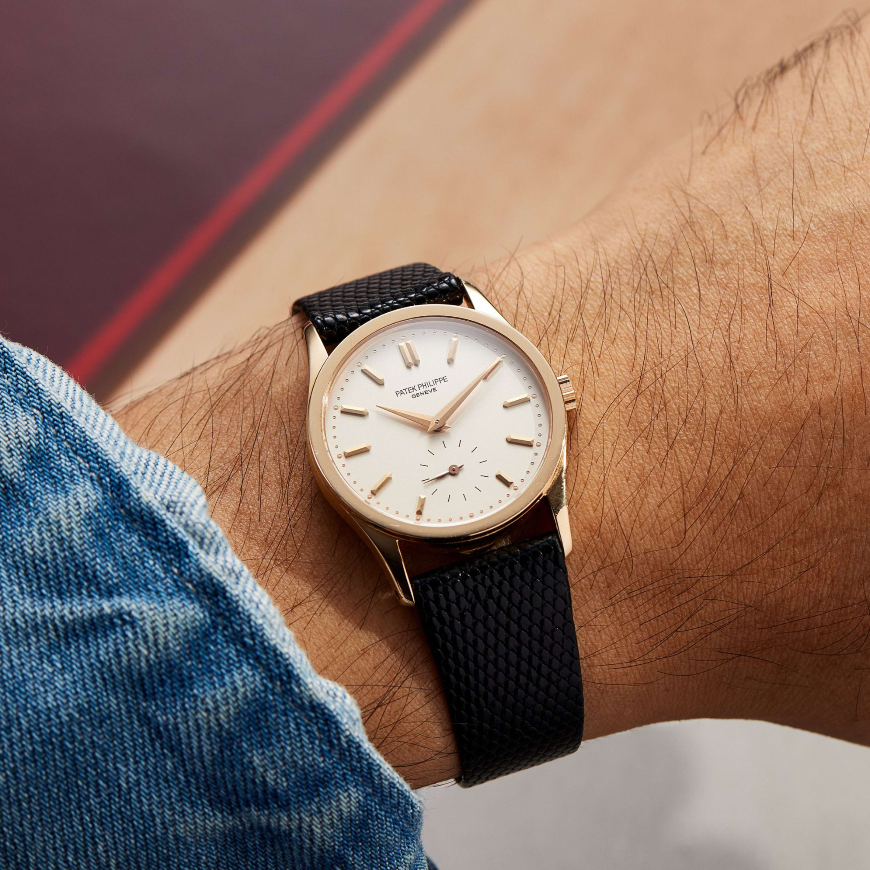 Calatrava Small Seconds Rose Gold White Dial 31mm Product Image
