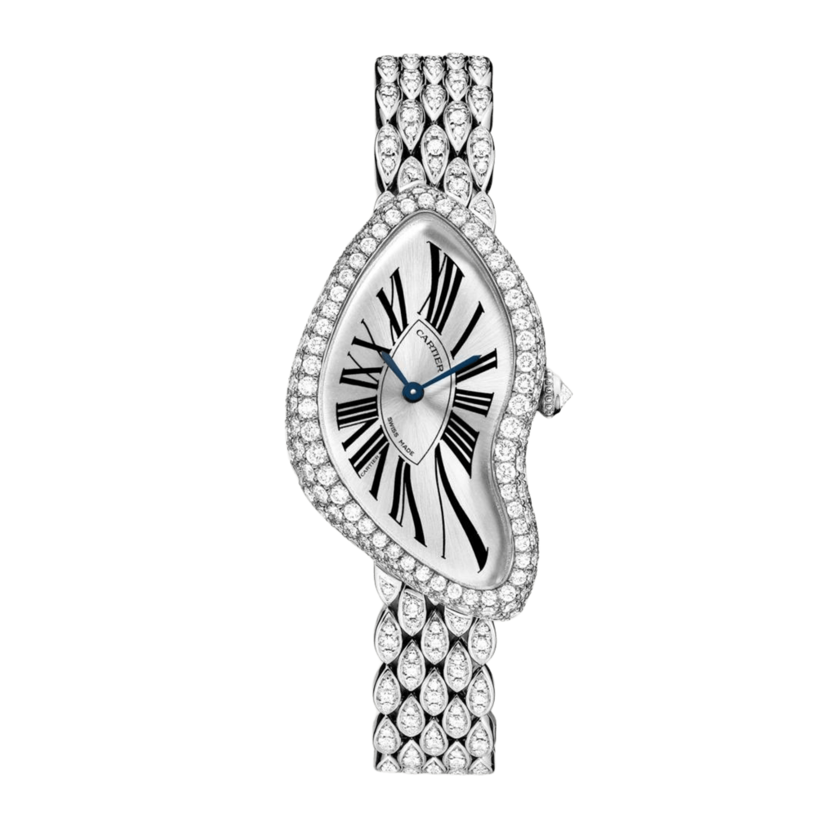 Crash de Cartier White Gold Diamond Silver Dial 38mm Product Image