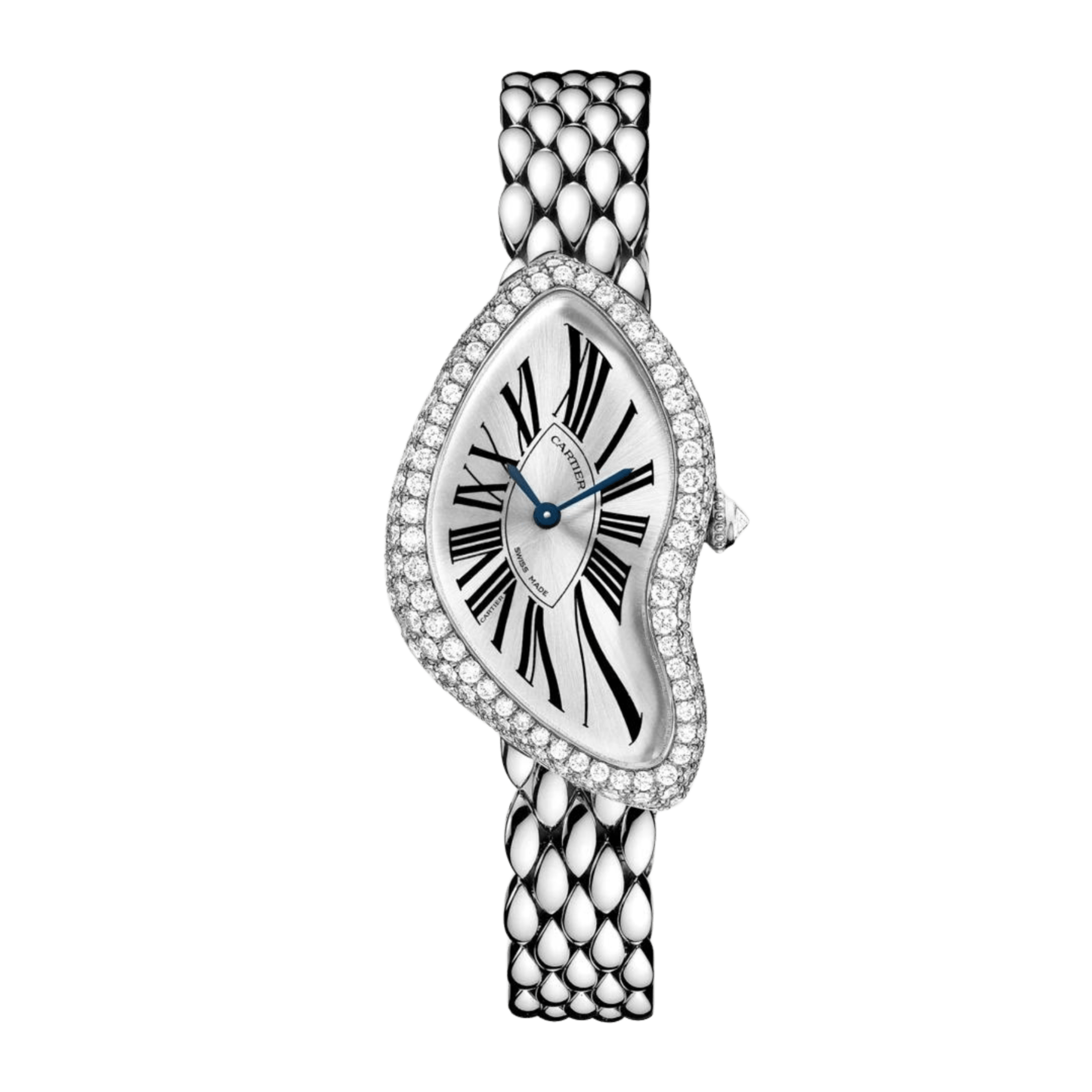 Crash de Cartier White Gold Diamond Silver Dial 38mm Product Image