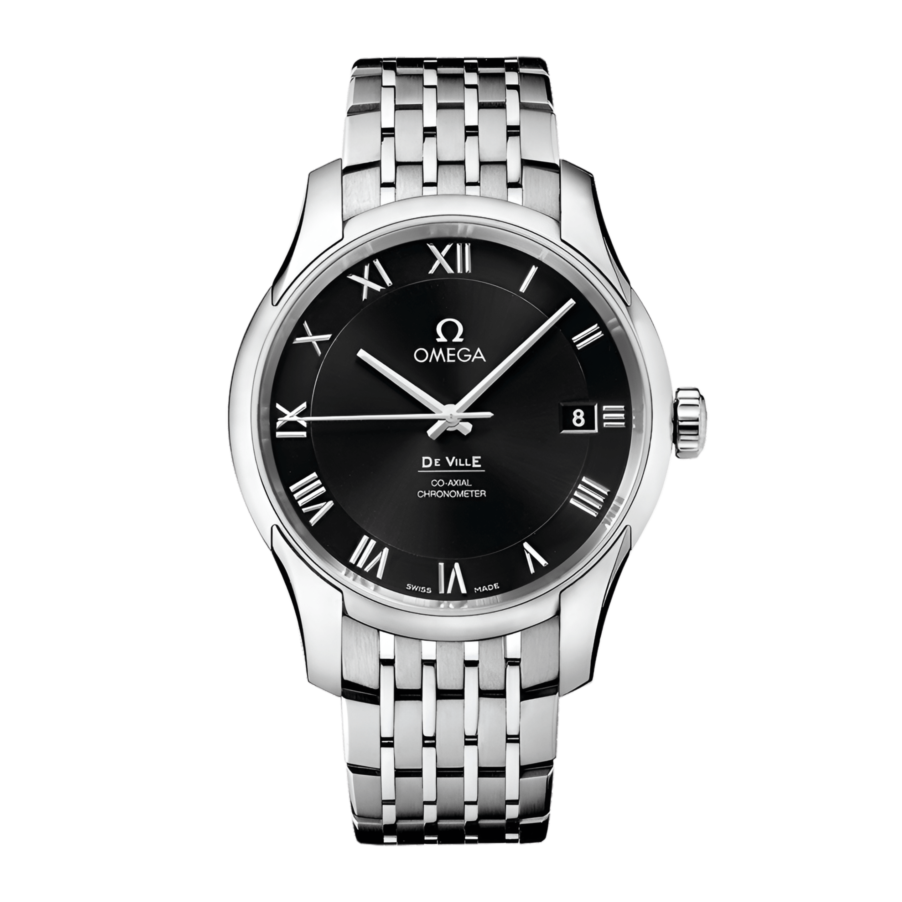 De Ville Steel Black Dial 41mm Product Image