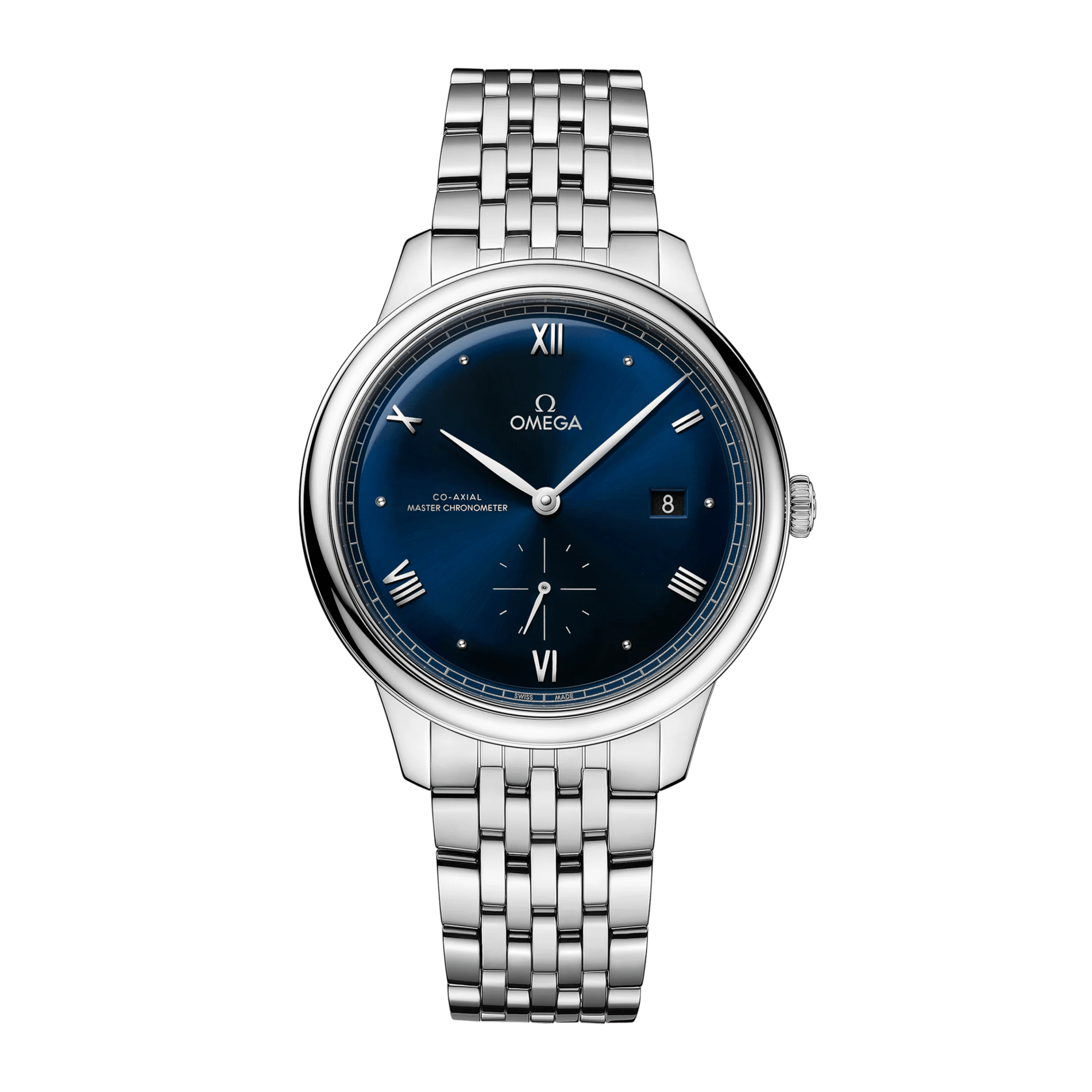 De Ville Small Seconds Master Chronometer Steel Blue Dial 41mm Product Image