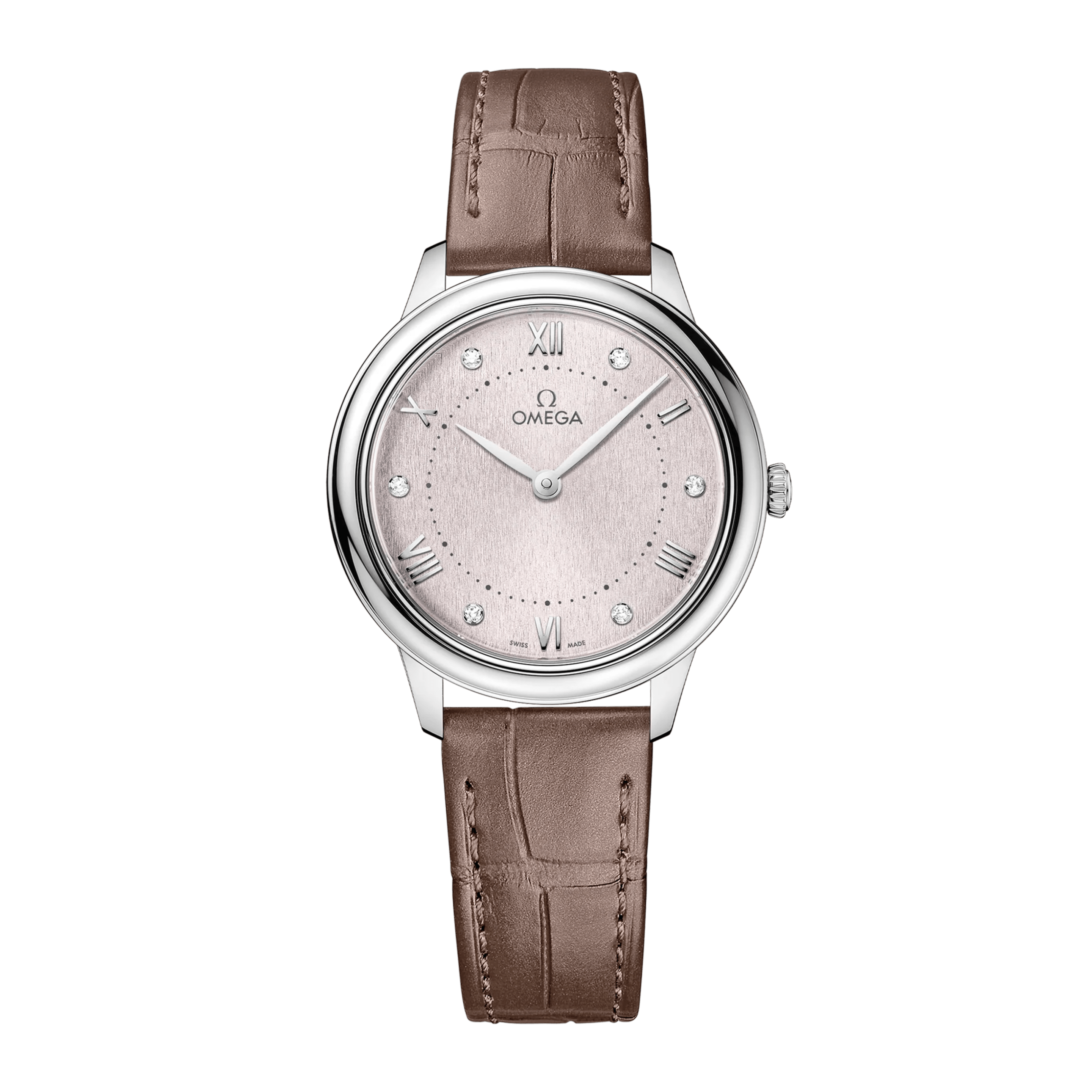De Ville Quartz Steel Rose Pink Dial 30mm Product Image