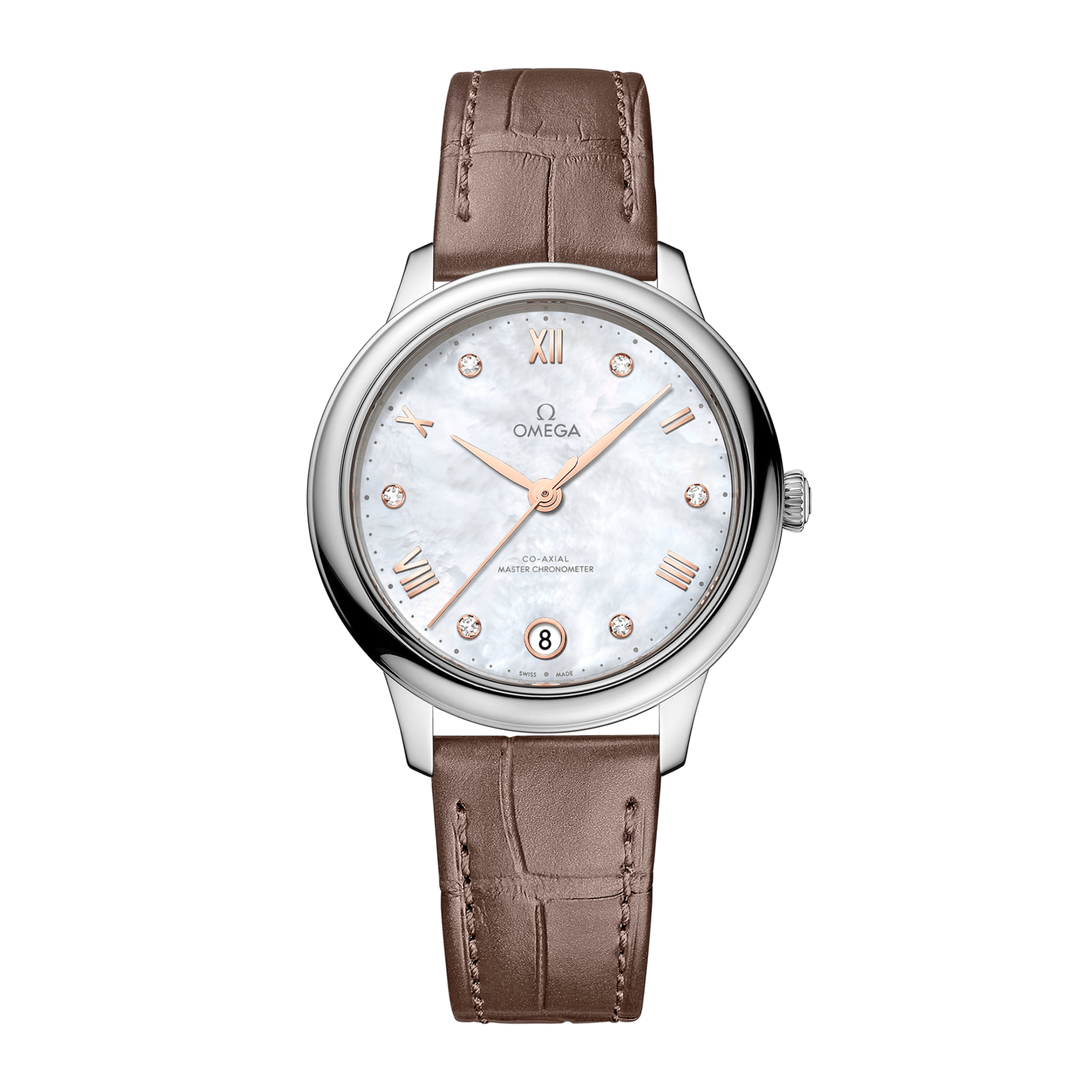 De Ville Master Chronometer Steel White MOP Dial 34mm Product Image