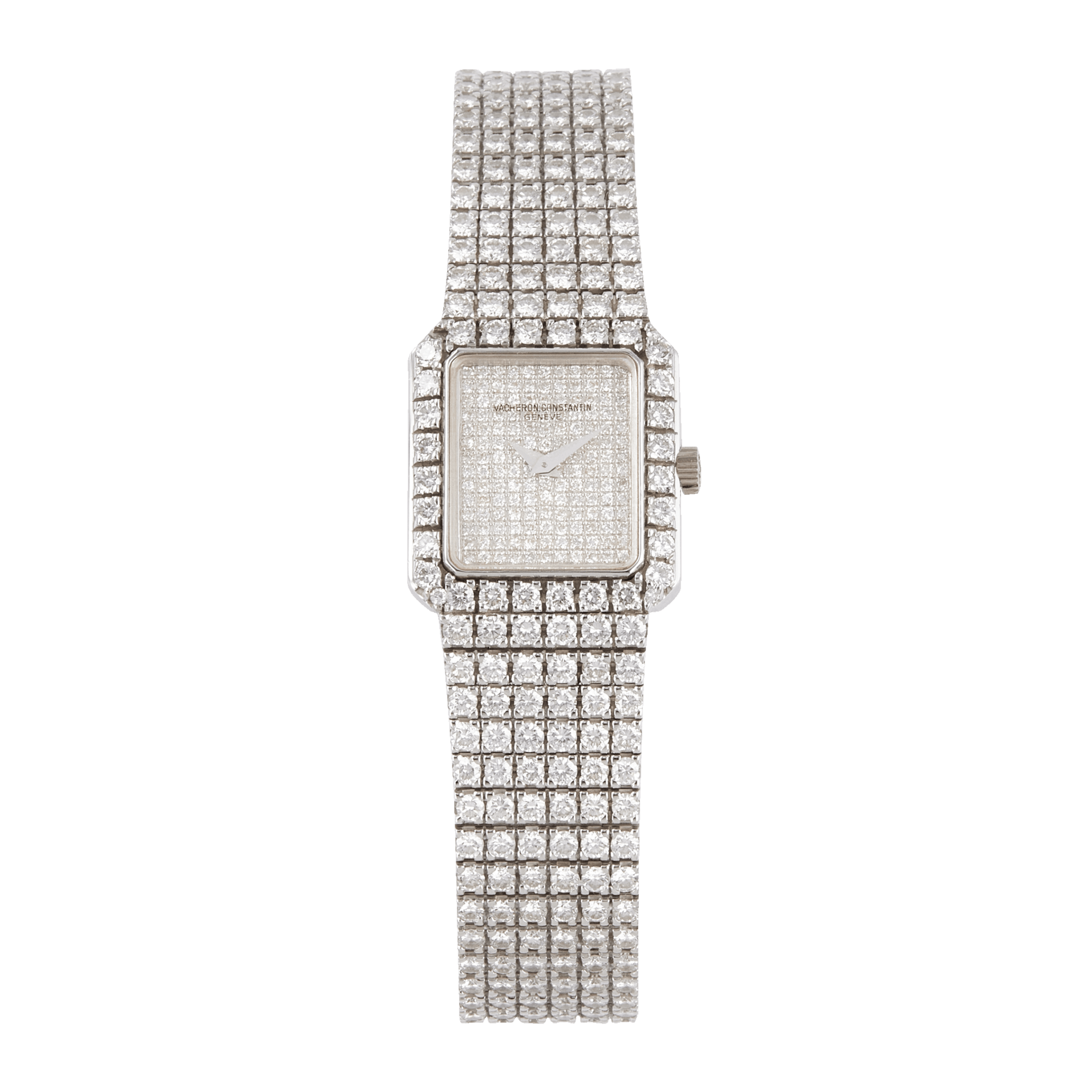Vintage White Gold Diamond Pave Dial Product Image