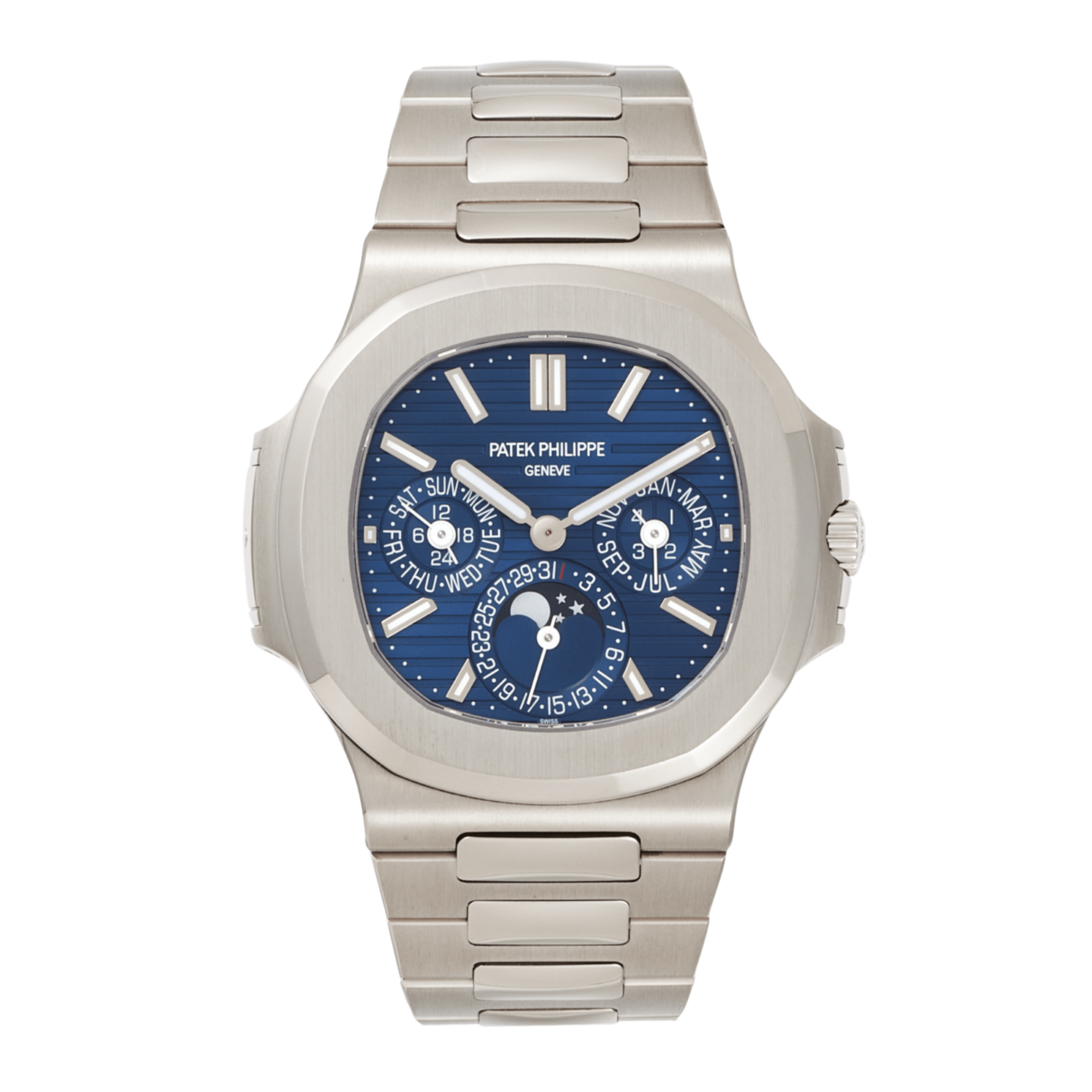 Nautilus Perpetual Calendar White Gold Blue Dial 40mm Product Image