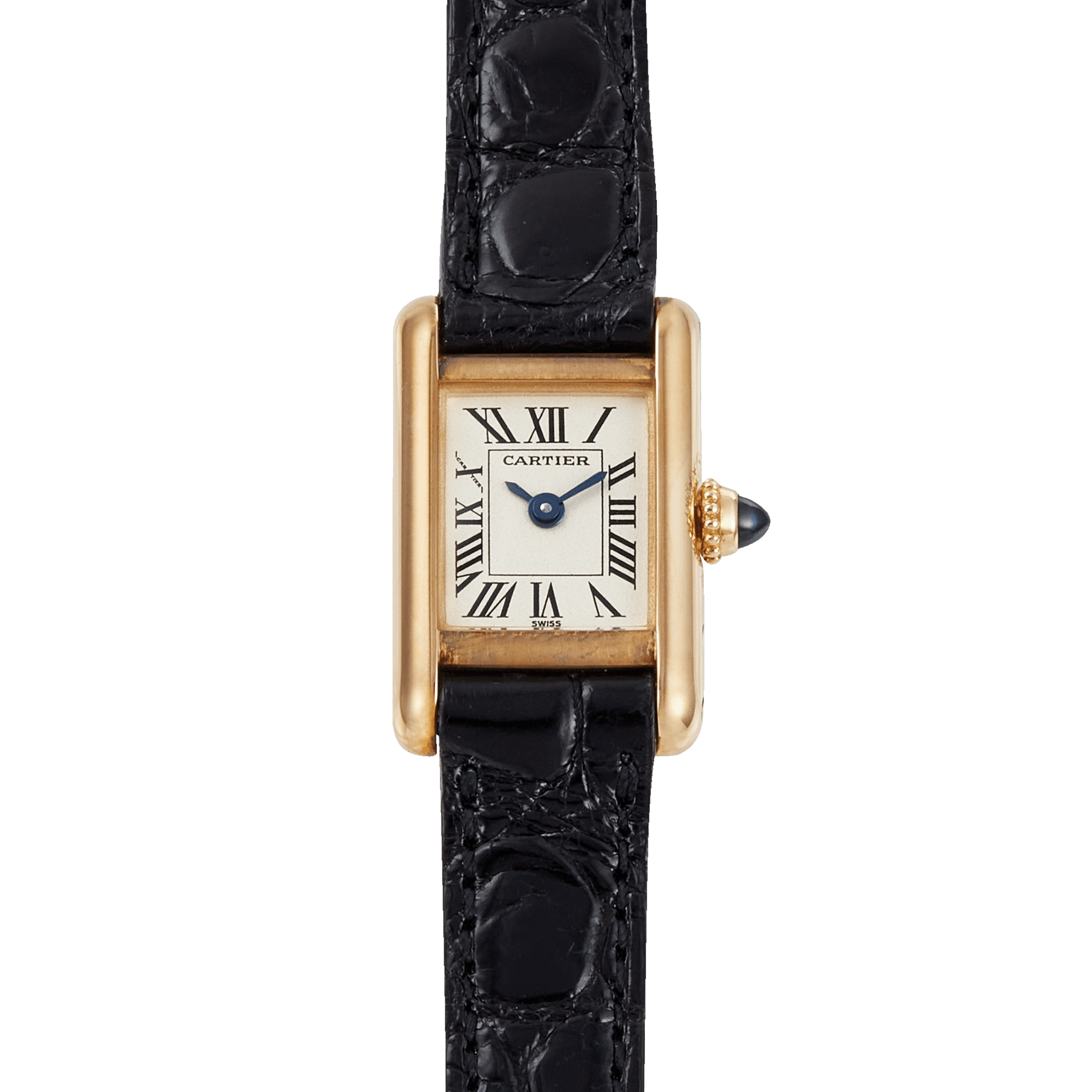 Cartier Tank Mini Yellow Gold Quartz White Dial 16mm 2061 - Make