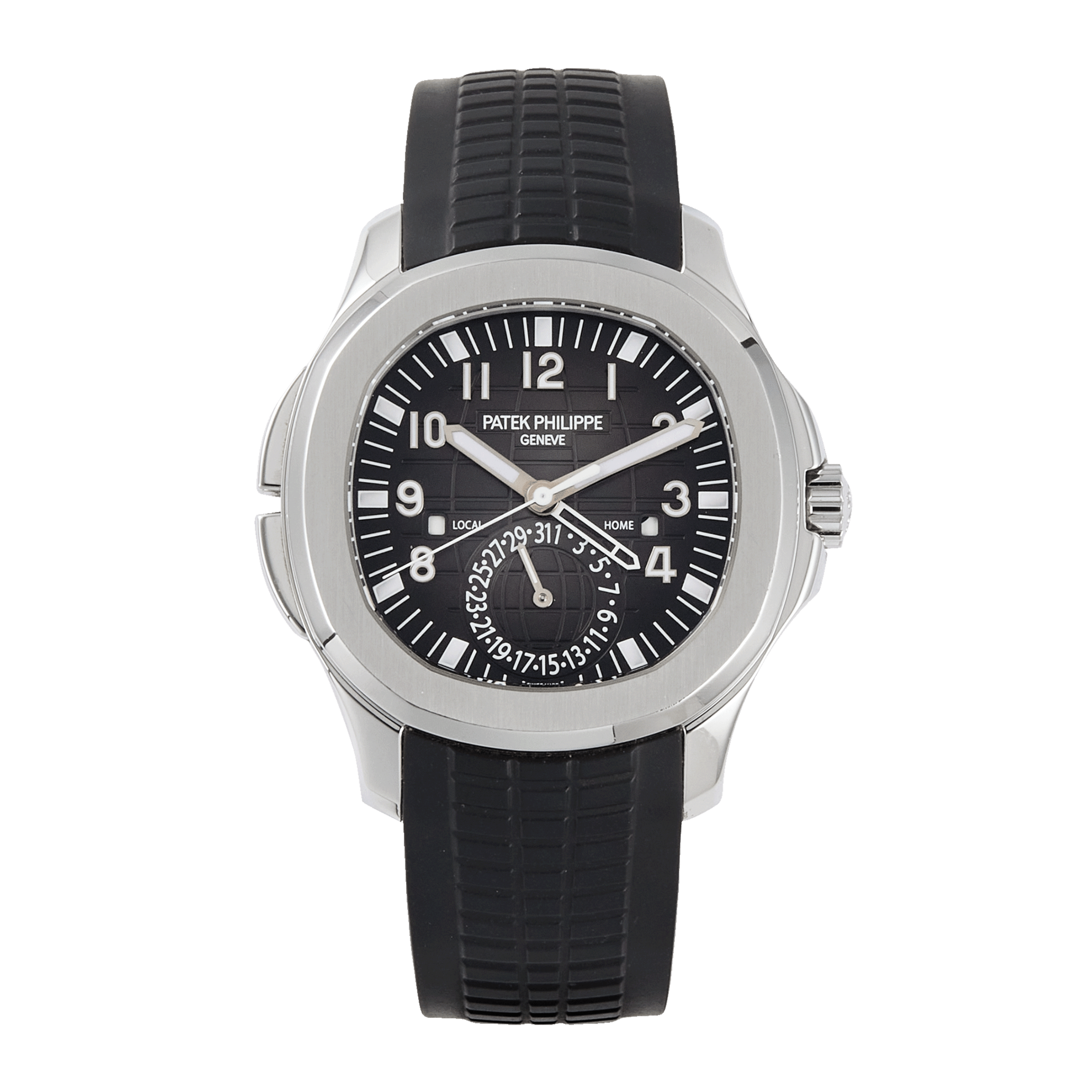 Aquanaut Travel Time Steel Black Dial 40mm Product Image
