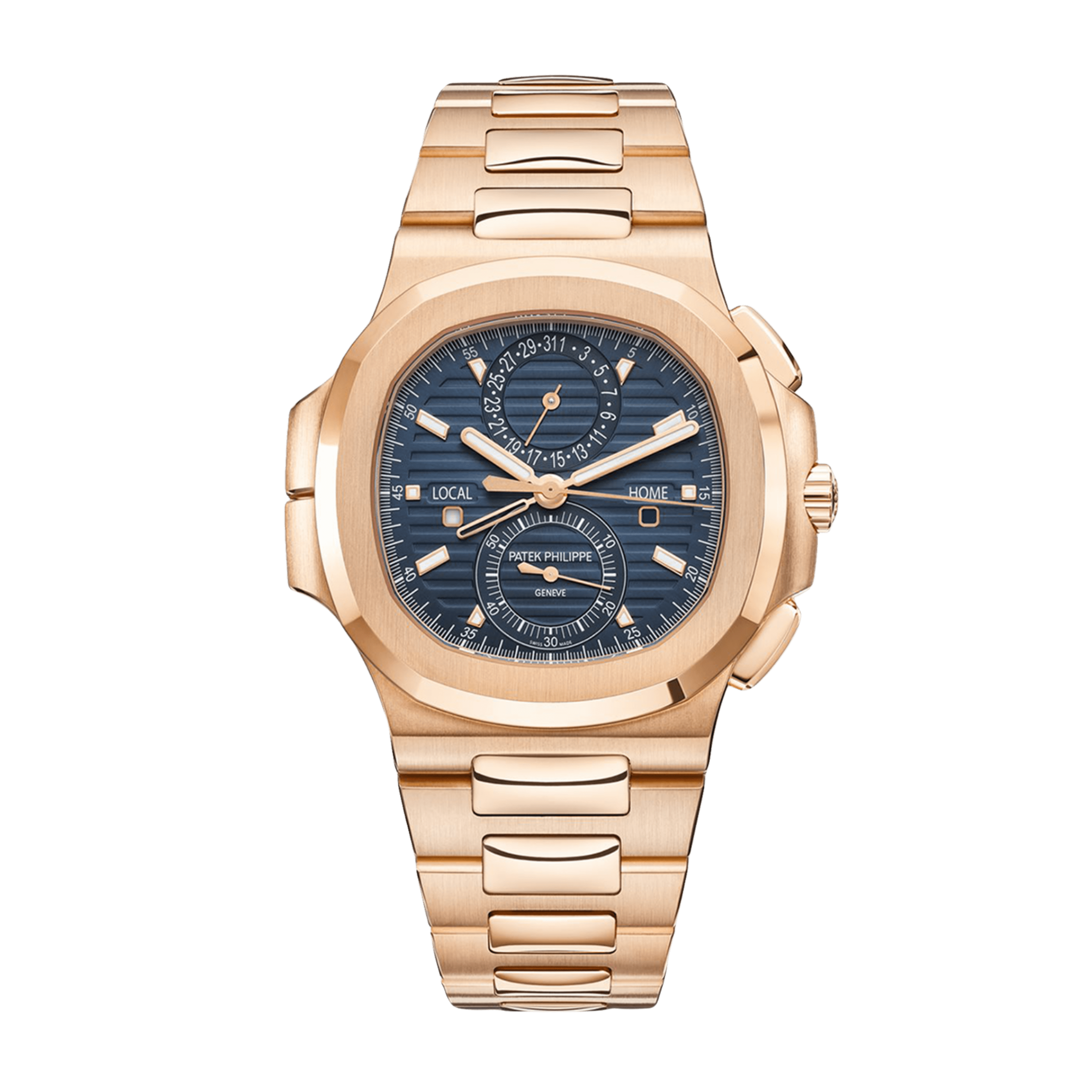 Nautilus Travel Time Rose Gold Blue Dial 40mm Product Image