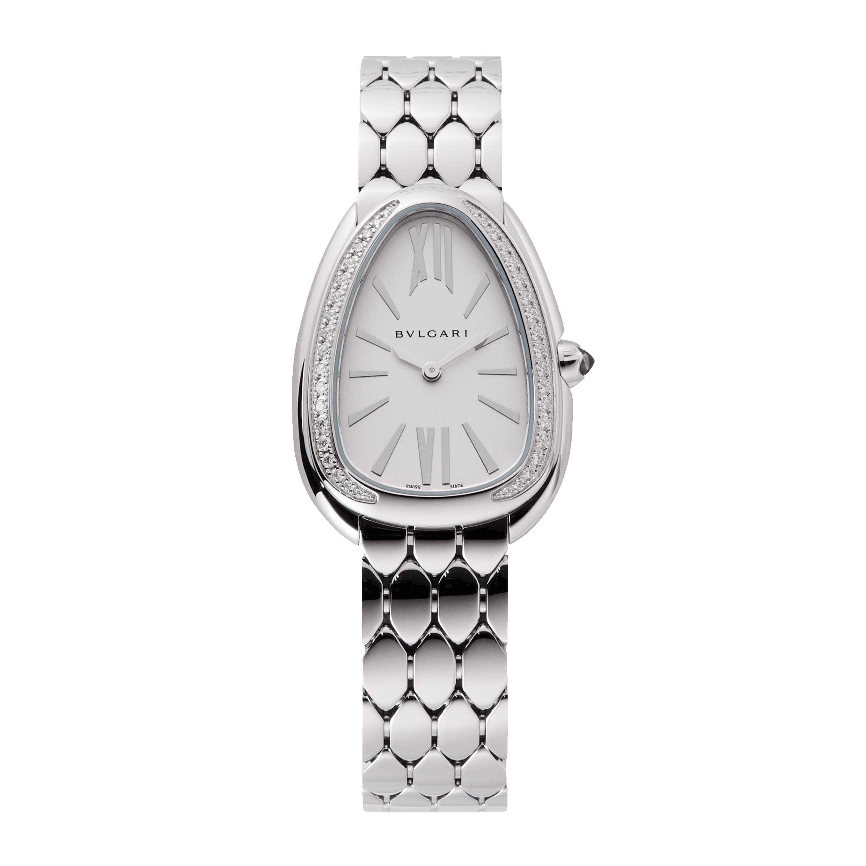 Serpenti Seduttori Steel Diamond White Dial 33mm Product Image
