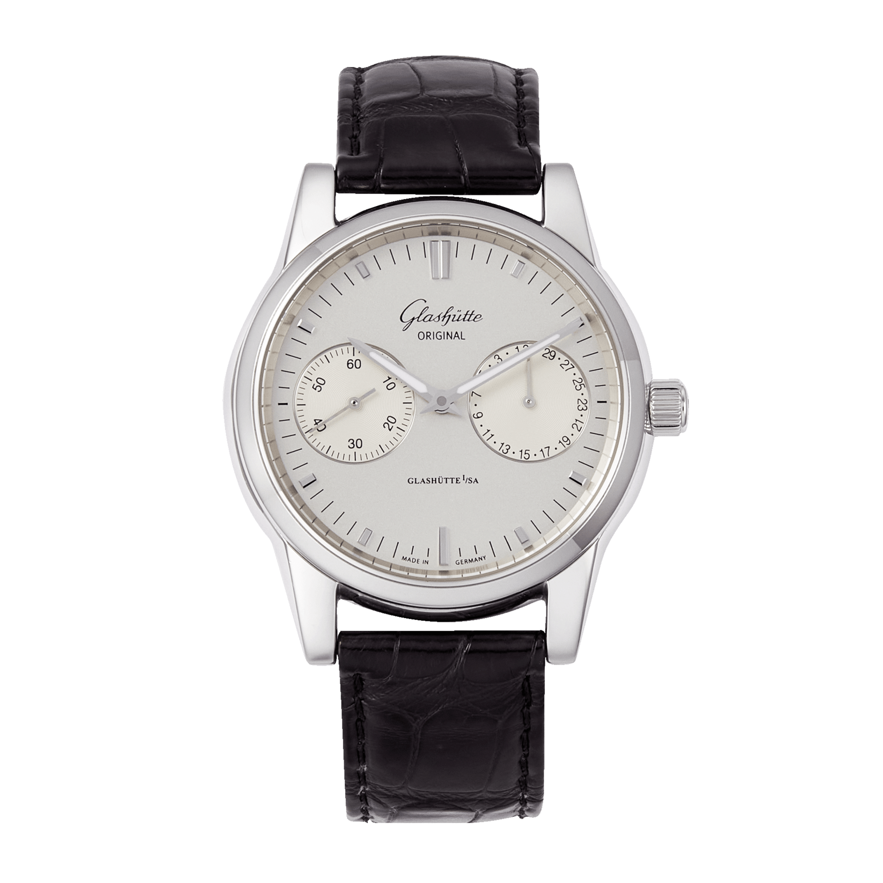 Senator Date Steel Silver Dial 40mm Product Image