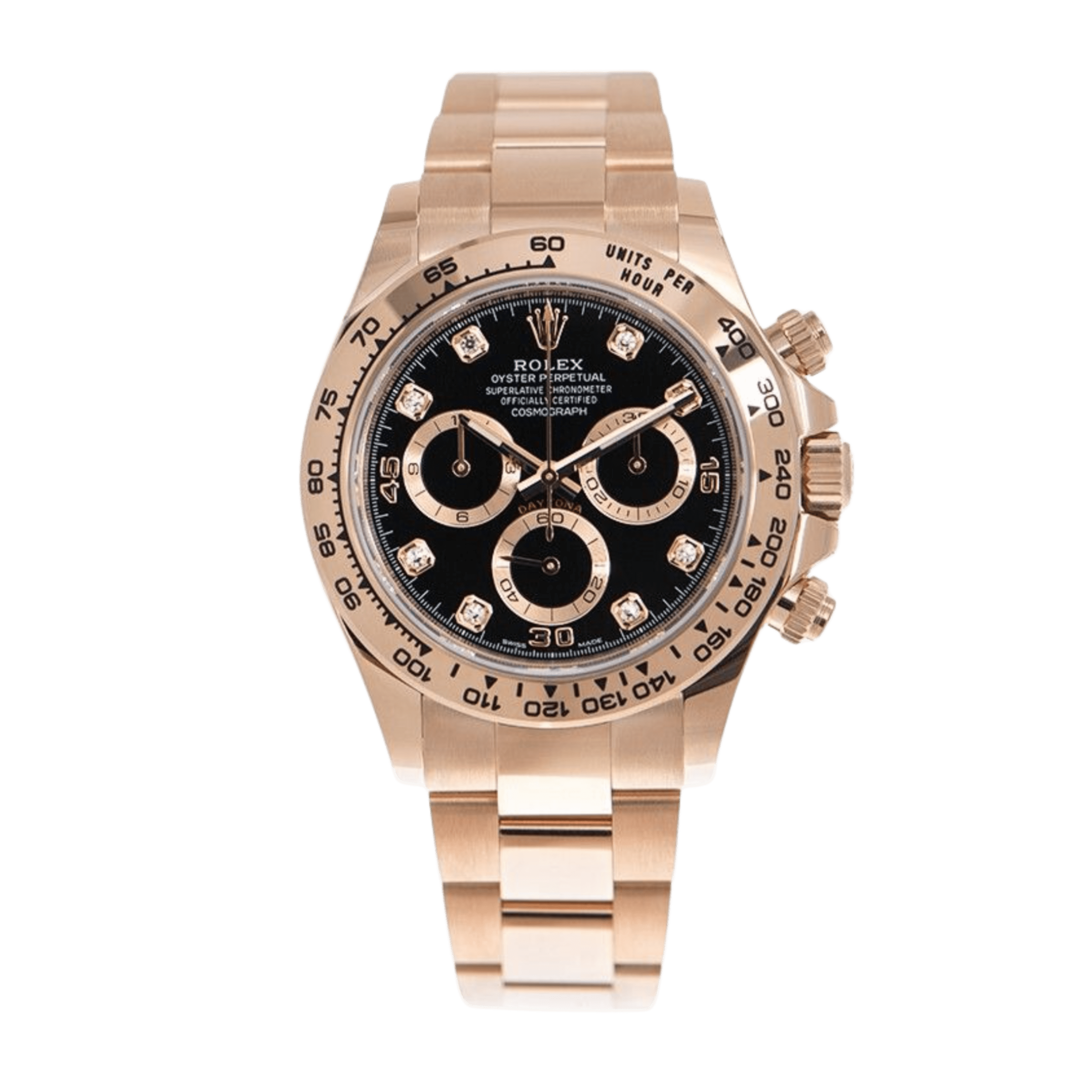Daytona Rose Gold Black Dial 40mm Product Image