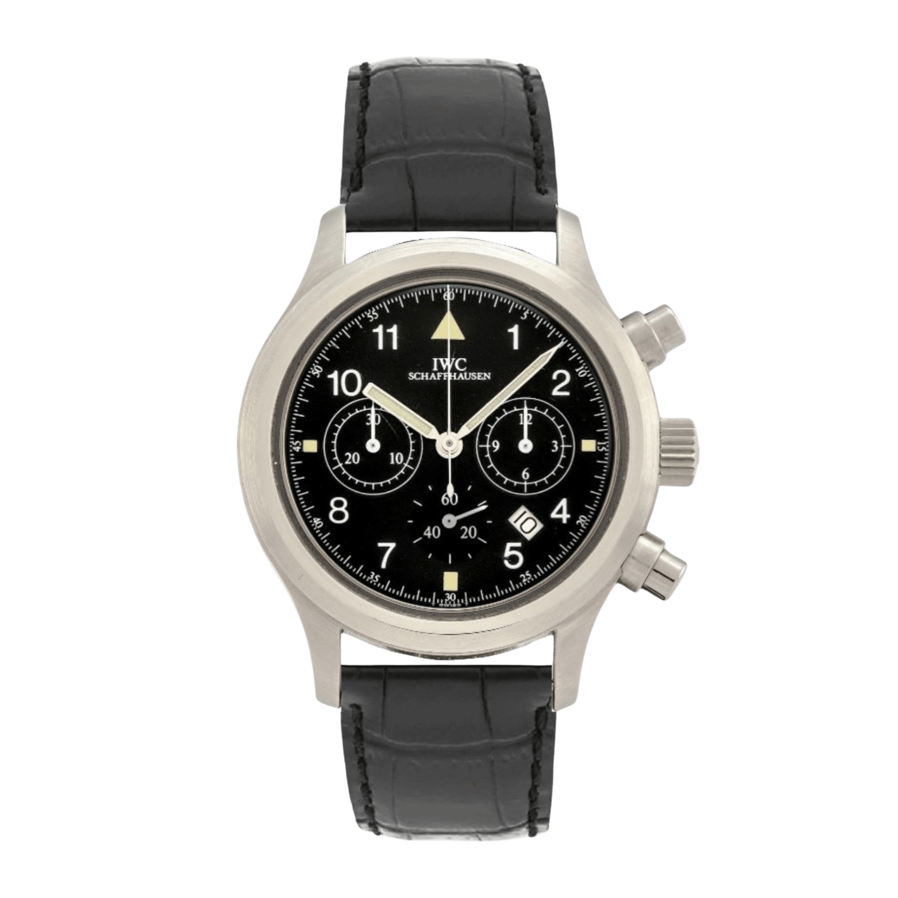 Pilot Chronograph Mechaquartz Steel Black Dial 36mm Product Image