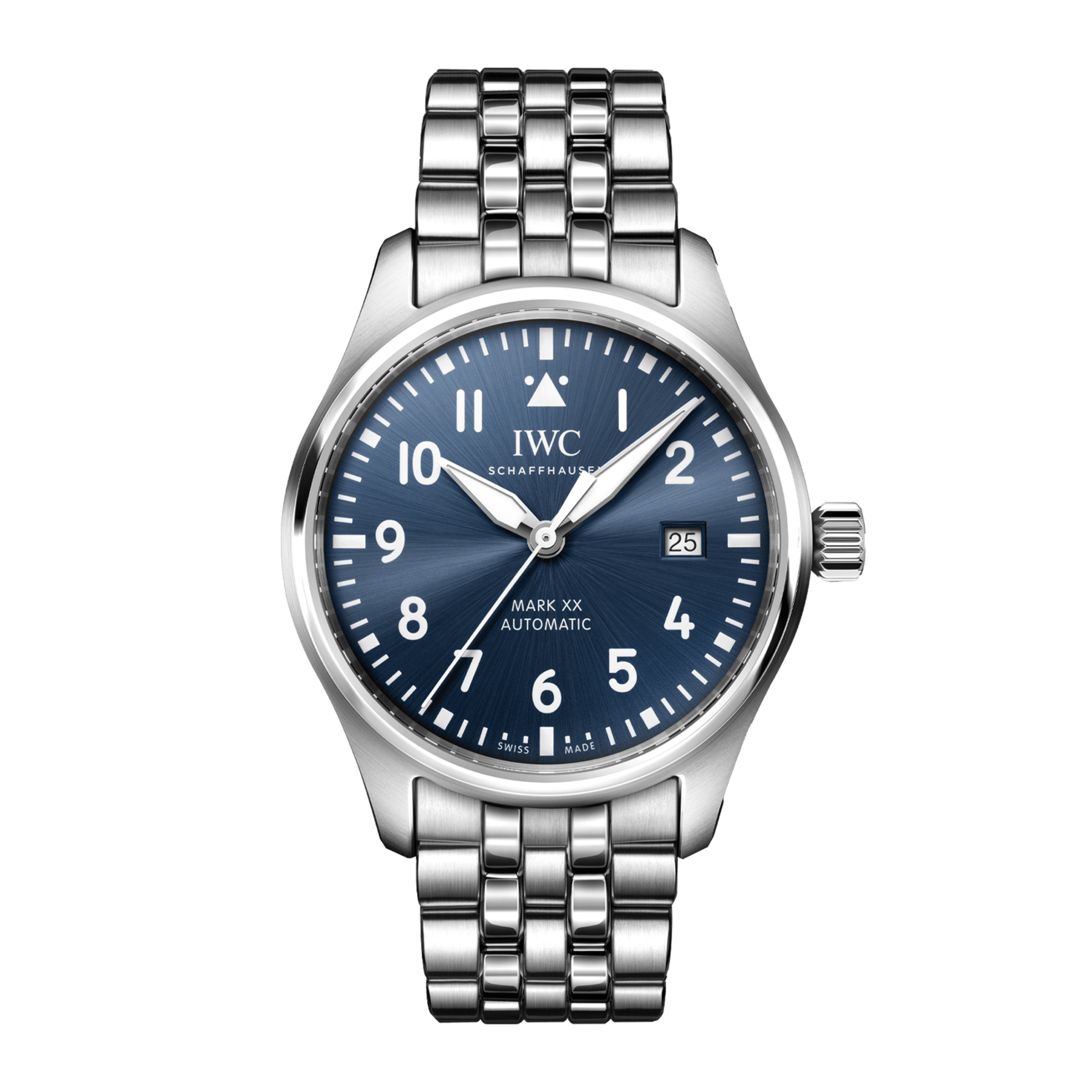 IWC Pilot's Watch Mark XX Steel Blue Dial 40mm IW328204 - Make an