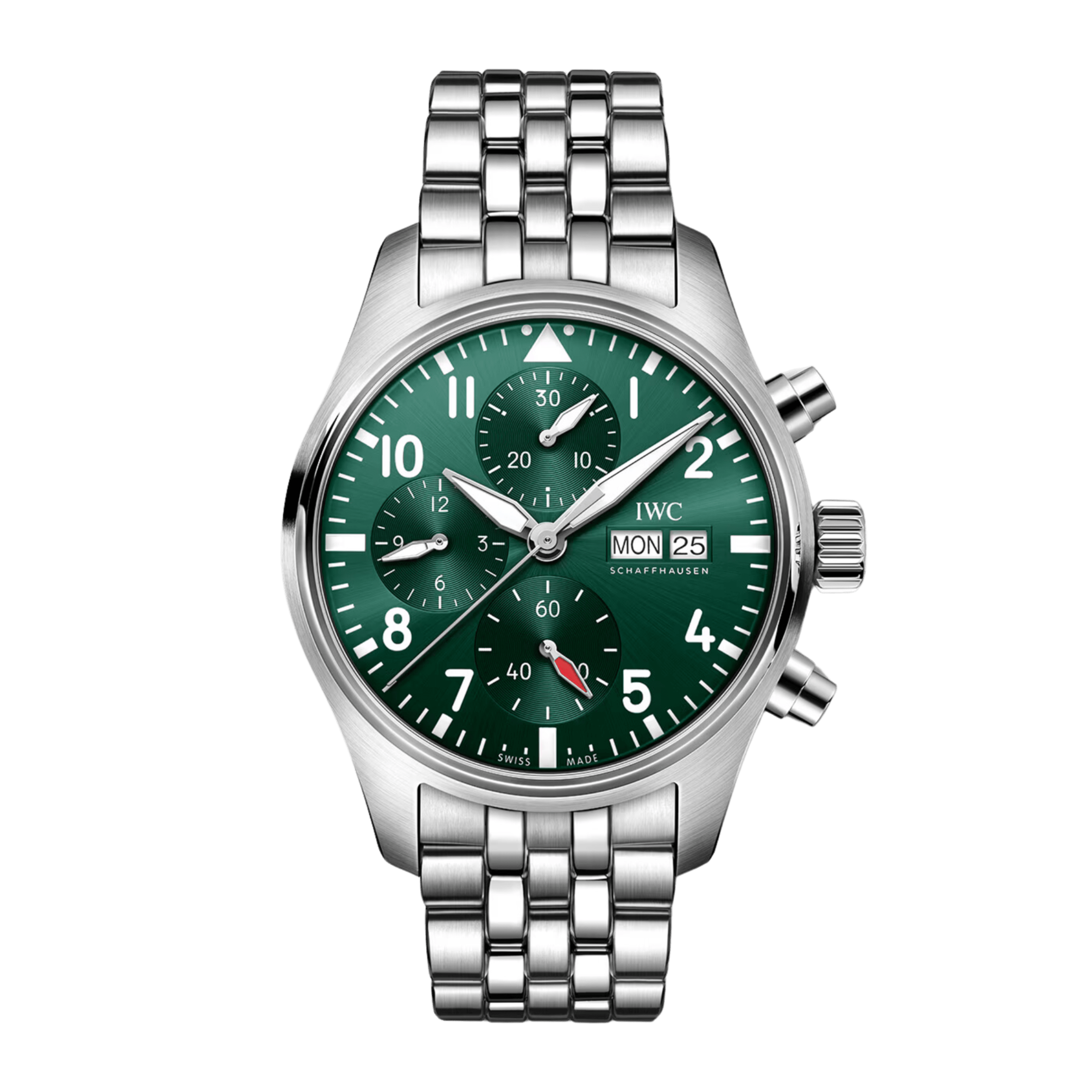 Pilot's Watch Chronograph Steel Green Dial 41mm Product Image