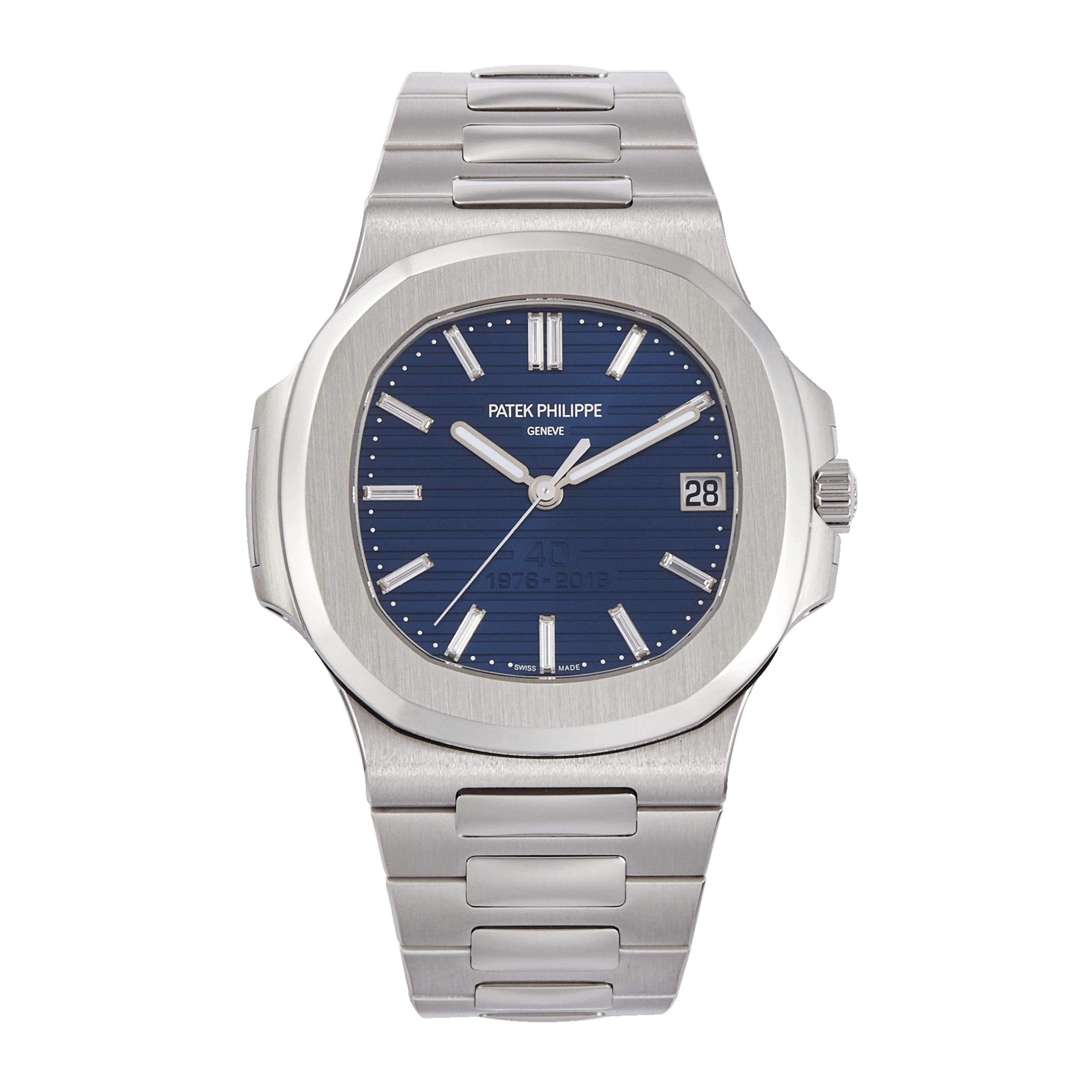 Nautilus Selfwinding "40th Anniversary" Platinum Blue Dial 40mm Product Image
