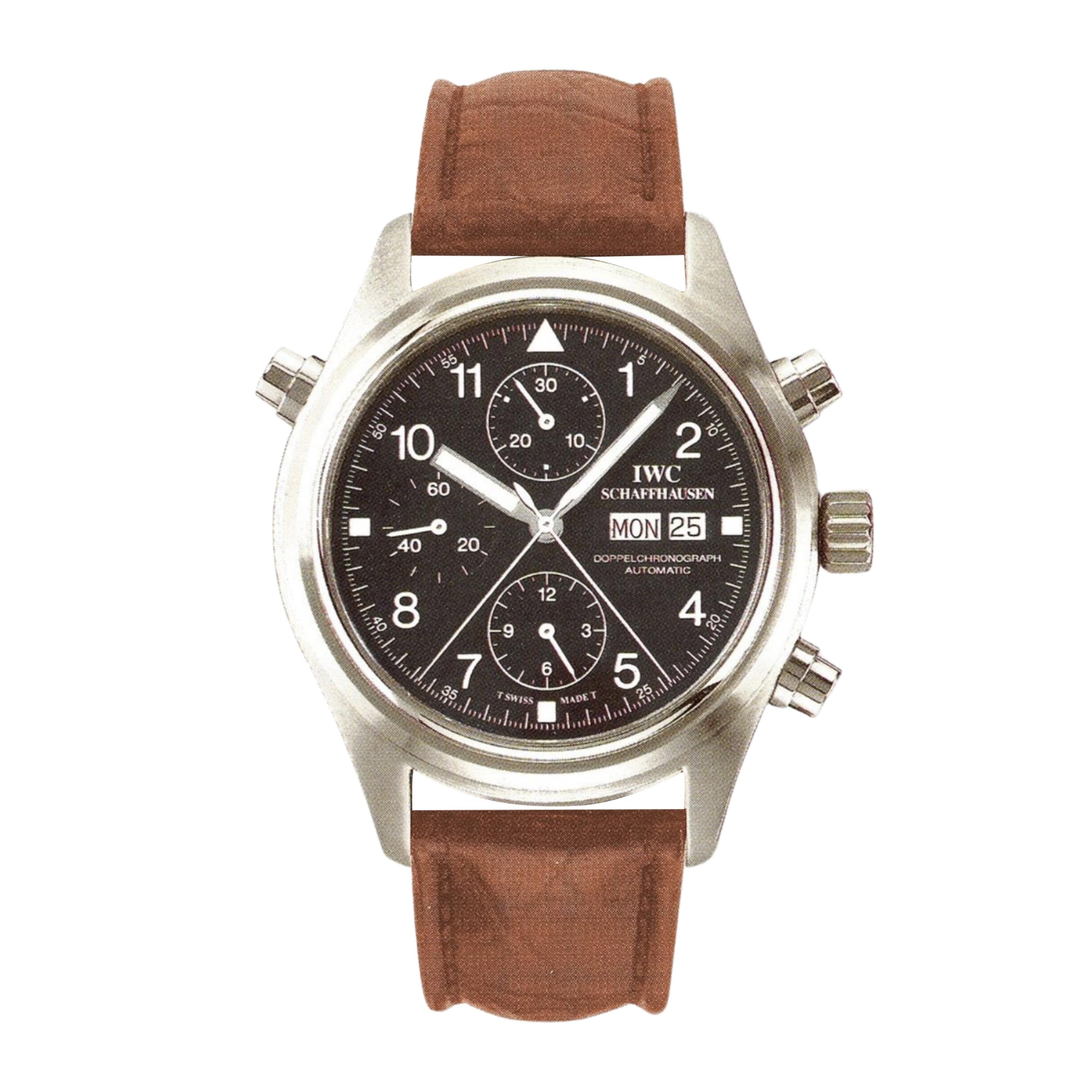 Pilot Doppelchronograph Steel Black Dial 42mm Product Image
