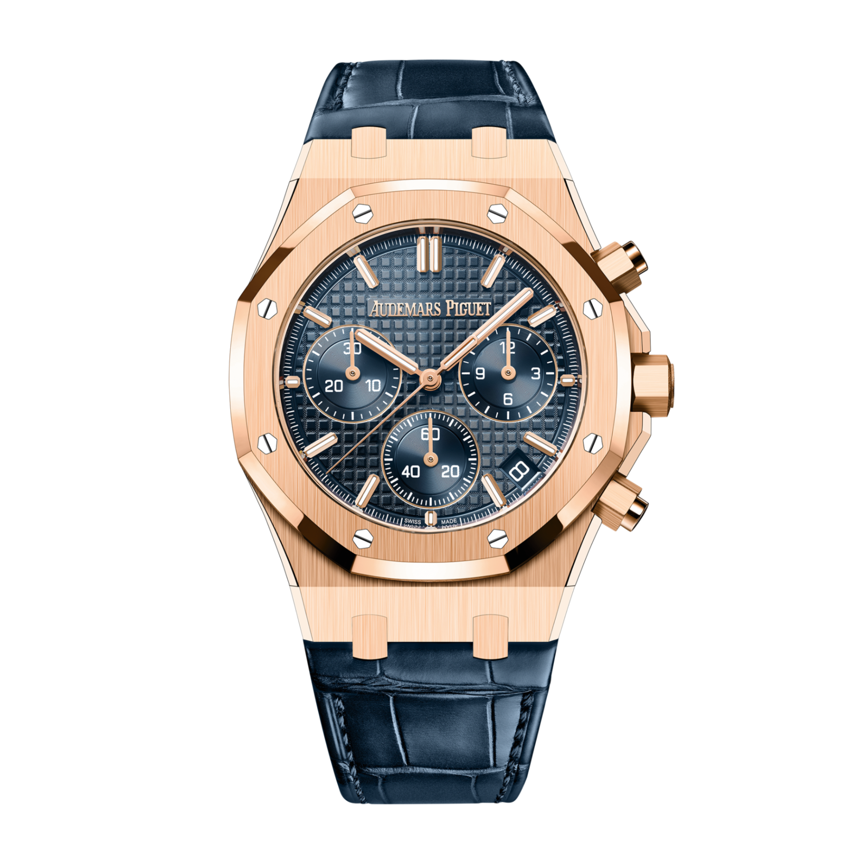 Royal Oak Chronograph Rose Gold Blue Dial 41mm Product Image