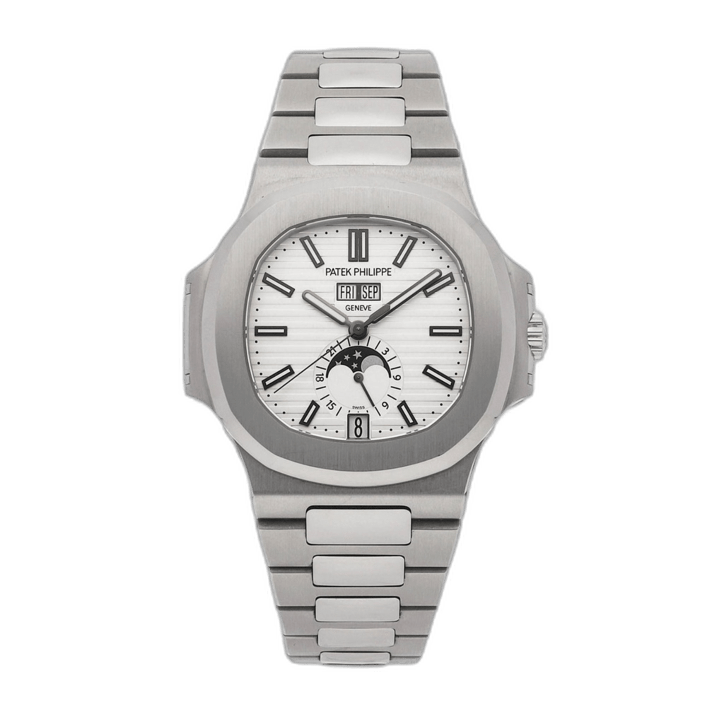 Nautilus Annual Calendar Steel White Dial 40mm Product Image